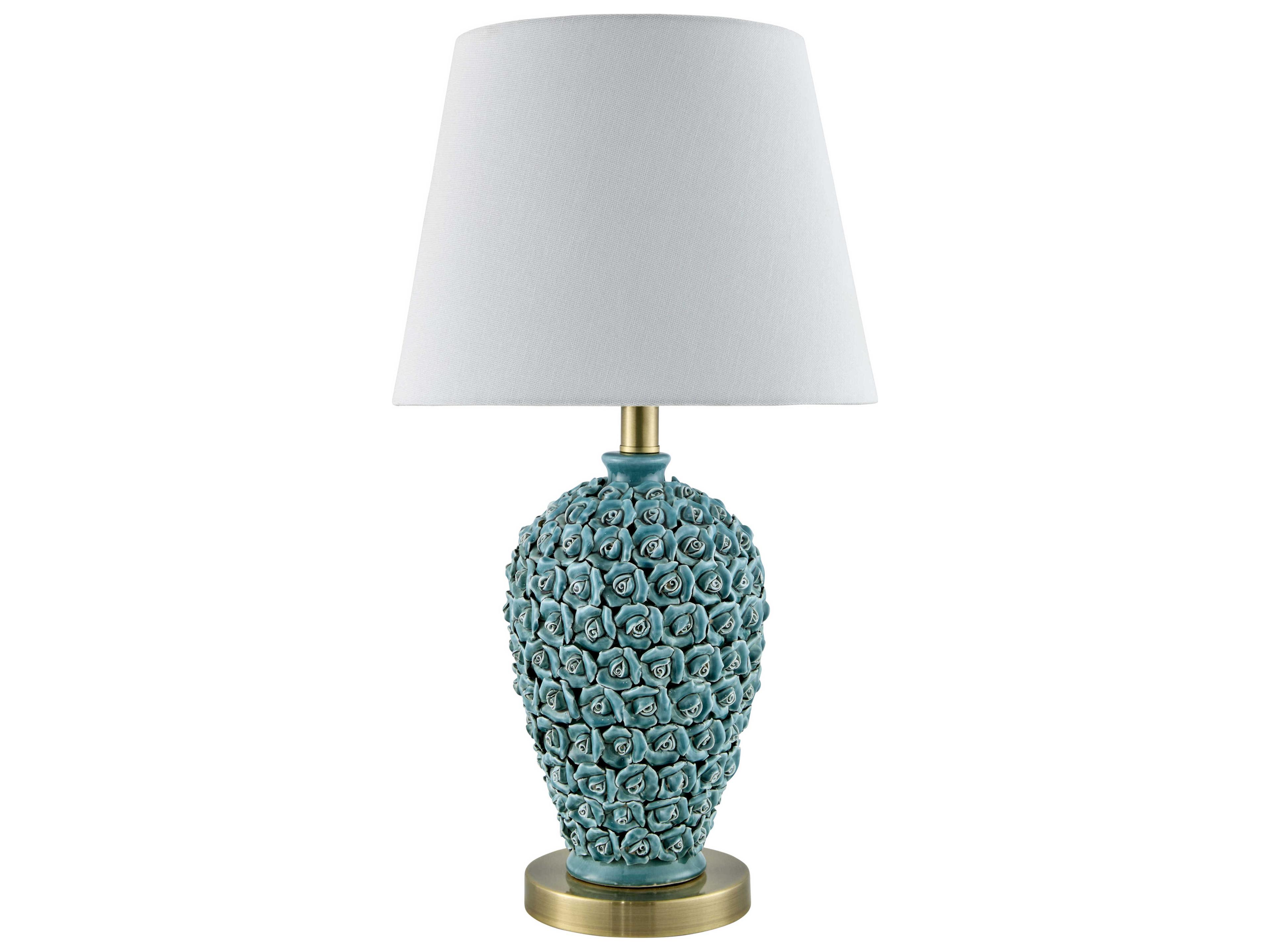 Livabliss by Surya Thayer Green Table Lamp