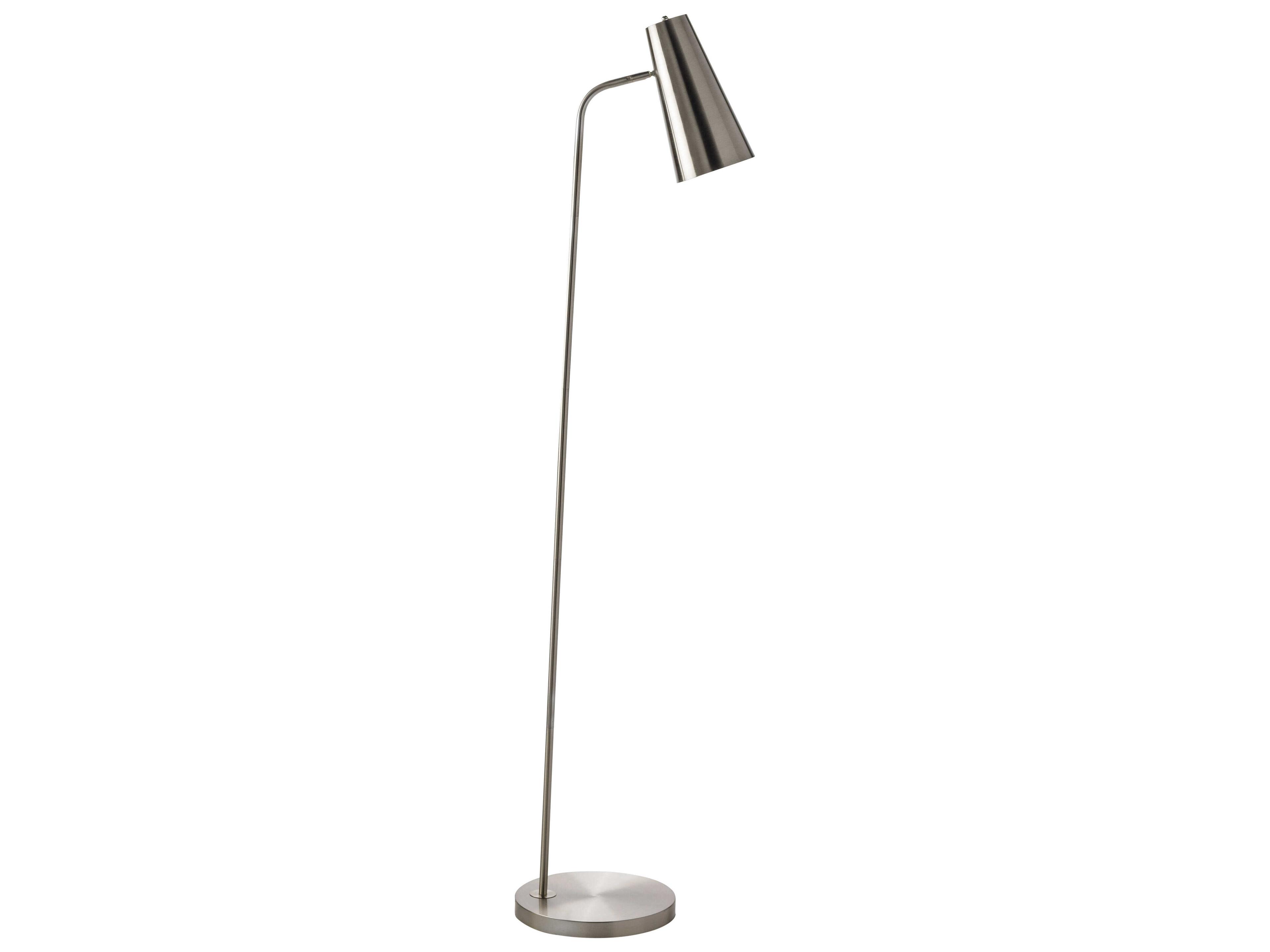 Tanner Metallic Nickel Floor Lamp