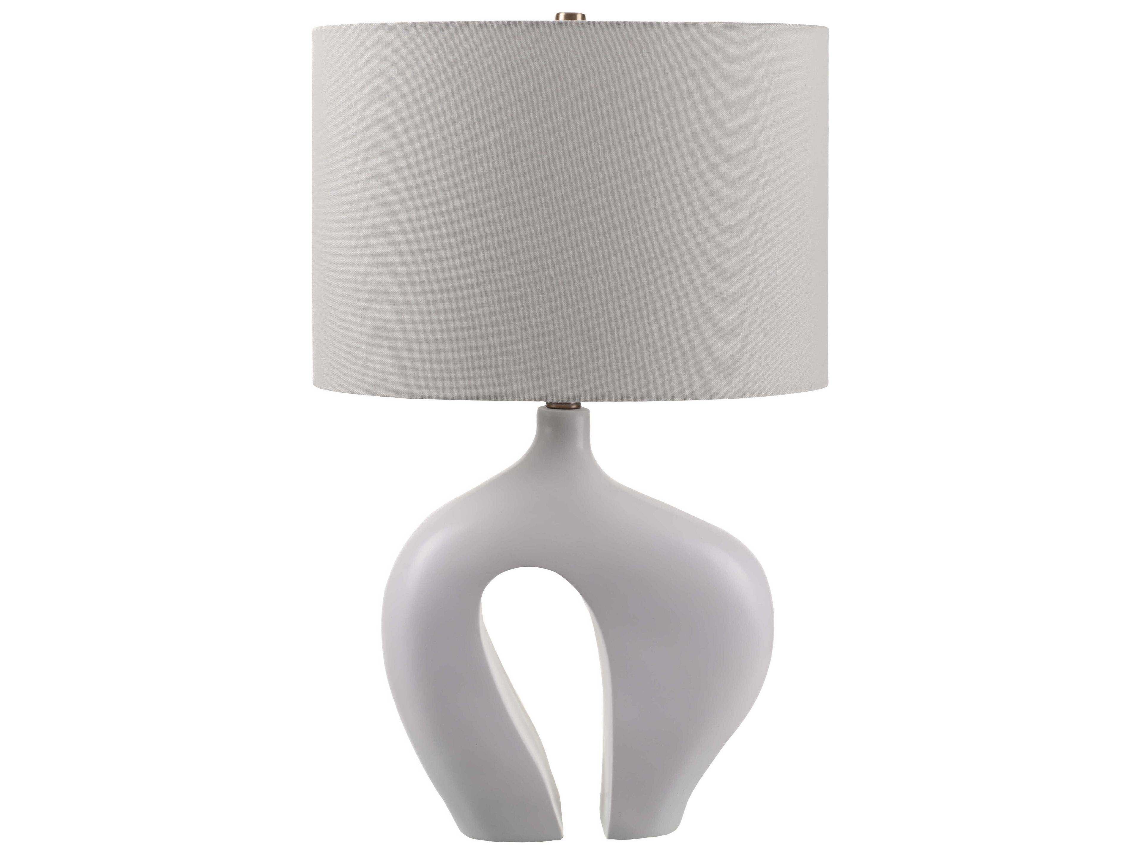 Livabliss by Surya Tonya White Buffet Lamp
