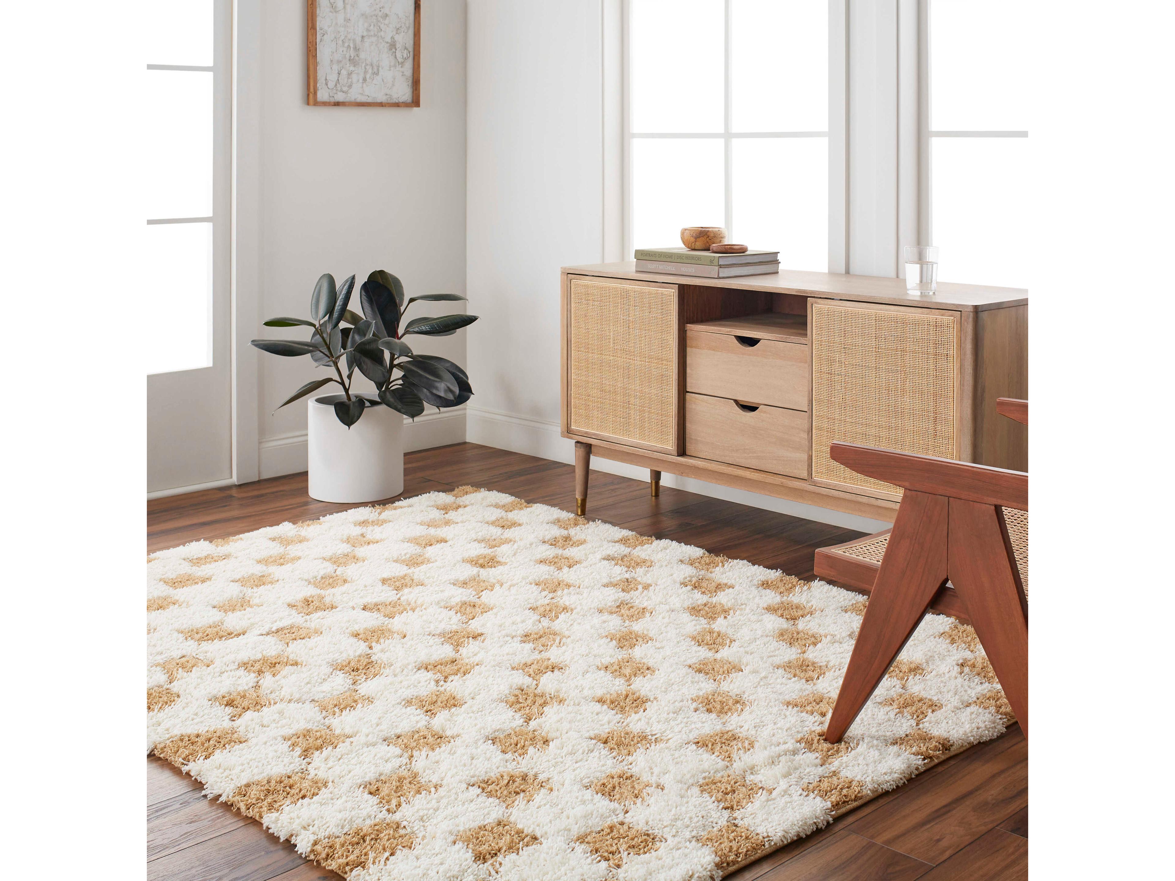 Livabliss by Surya Urban Shag Geometric Area Rug