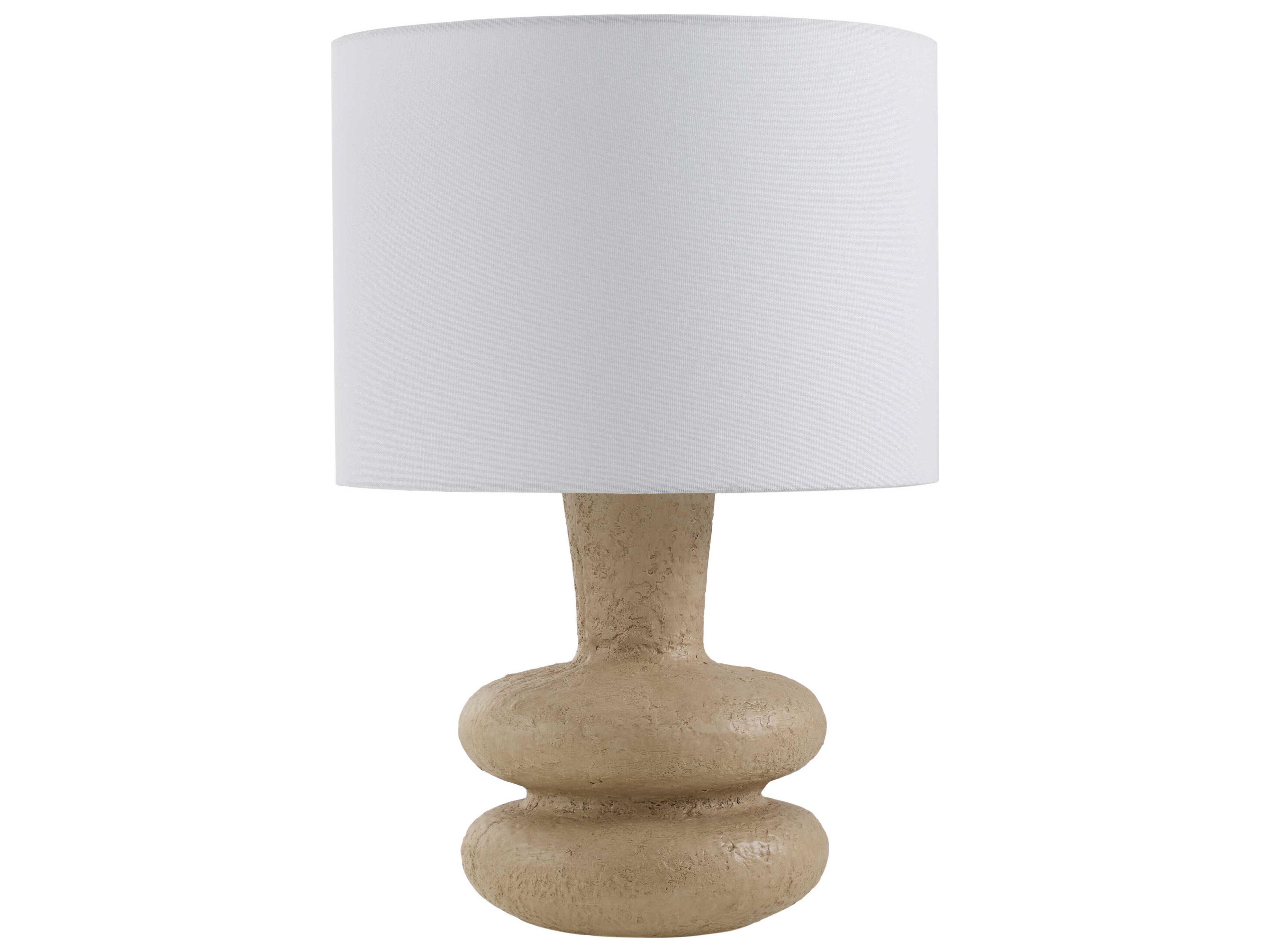 Vanda Beige Brown Table Lamp