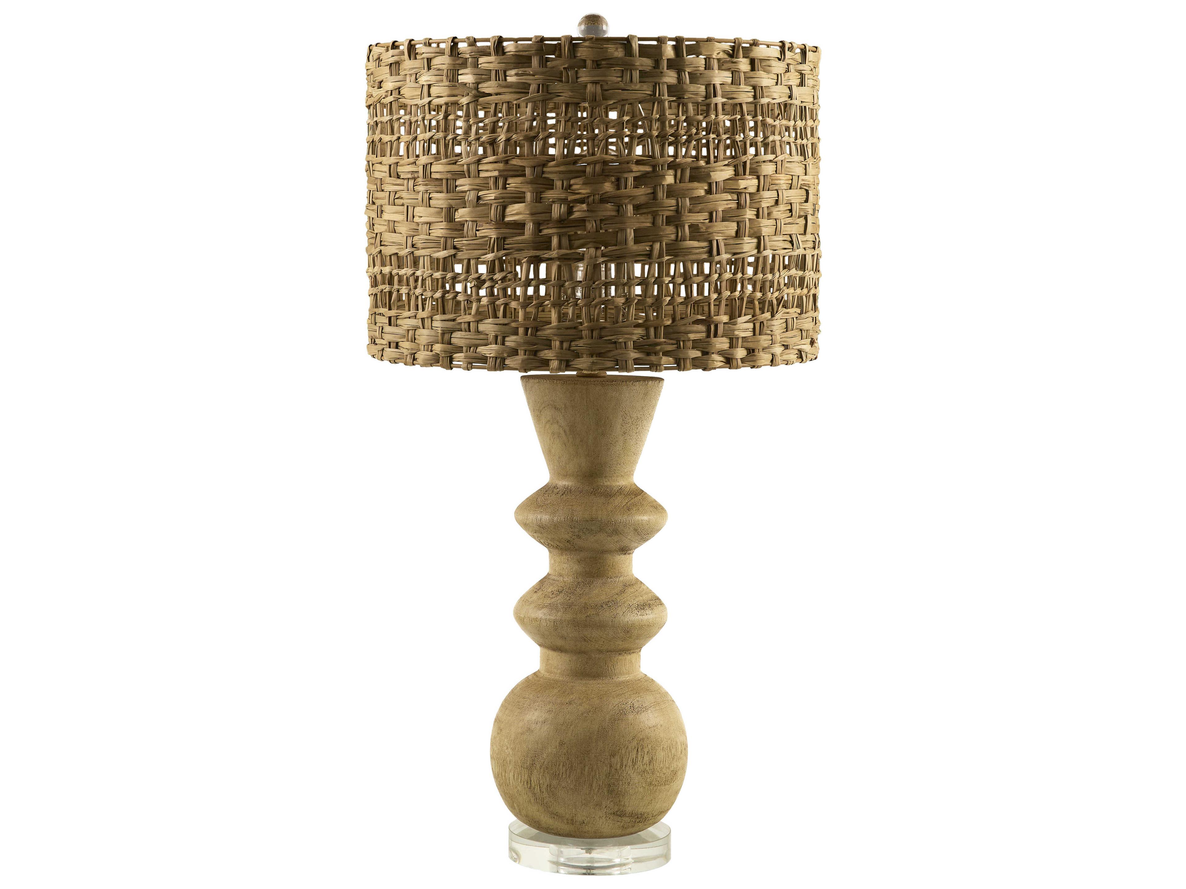 Vedruna Ivory Brown Buffet Lamp