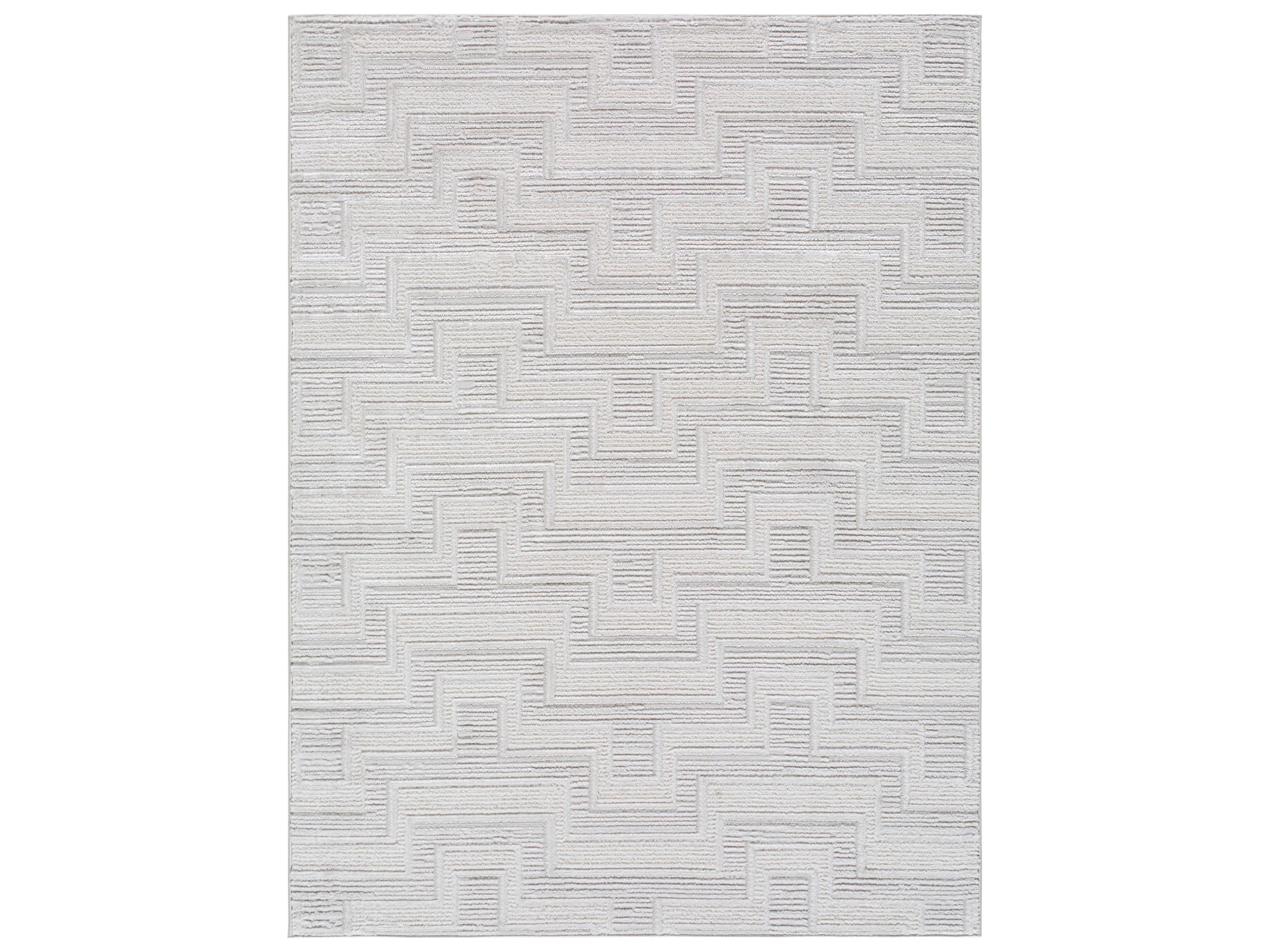 Wolly Geometric Area Rug