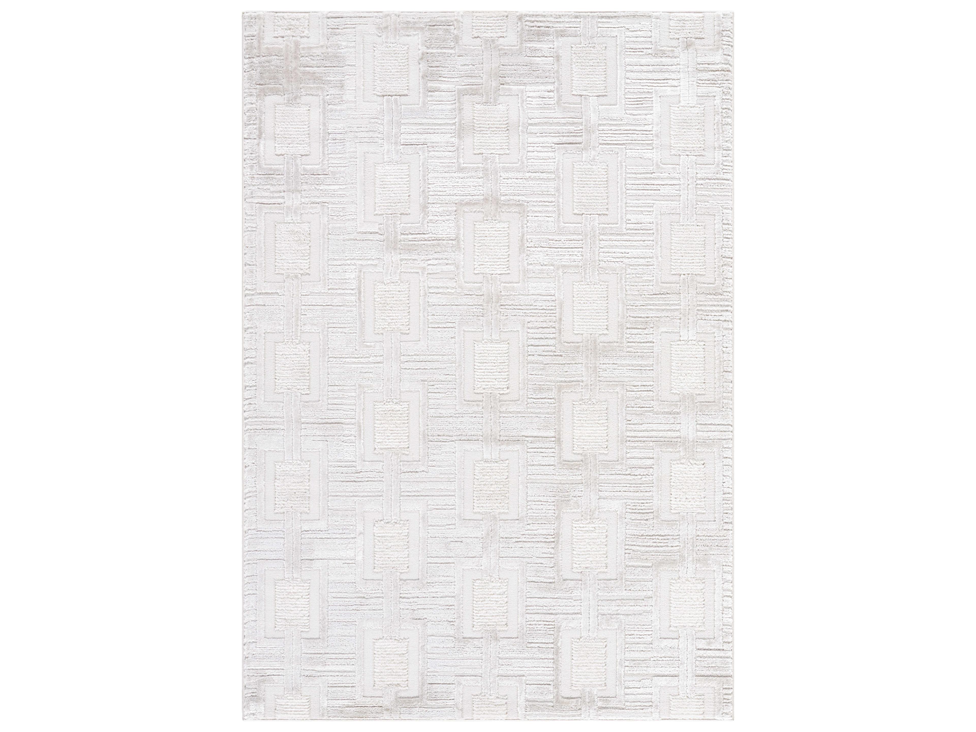 Wolly Geometric Area Rug
