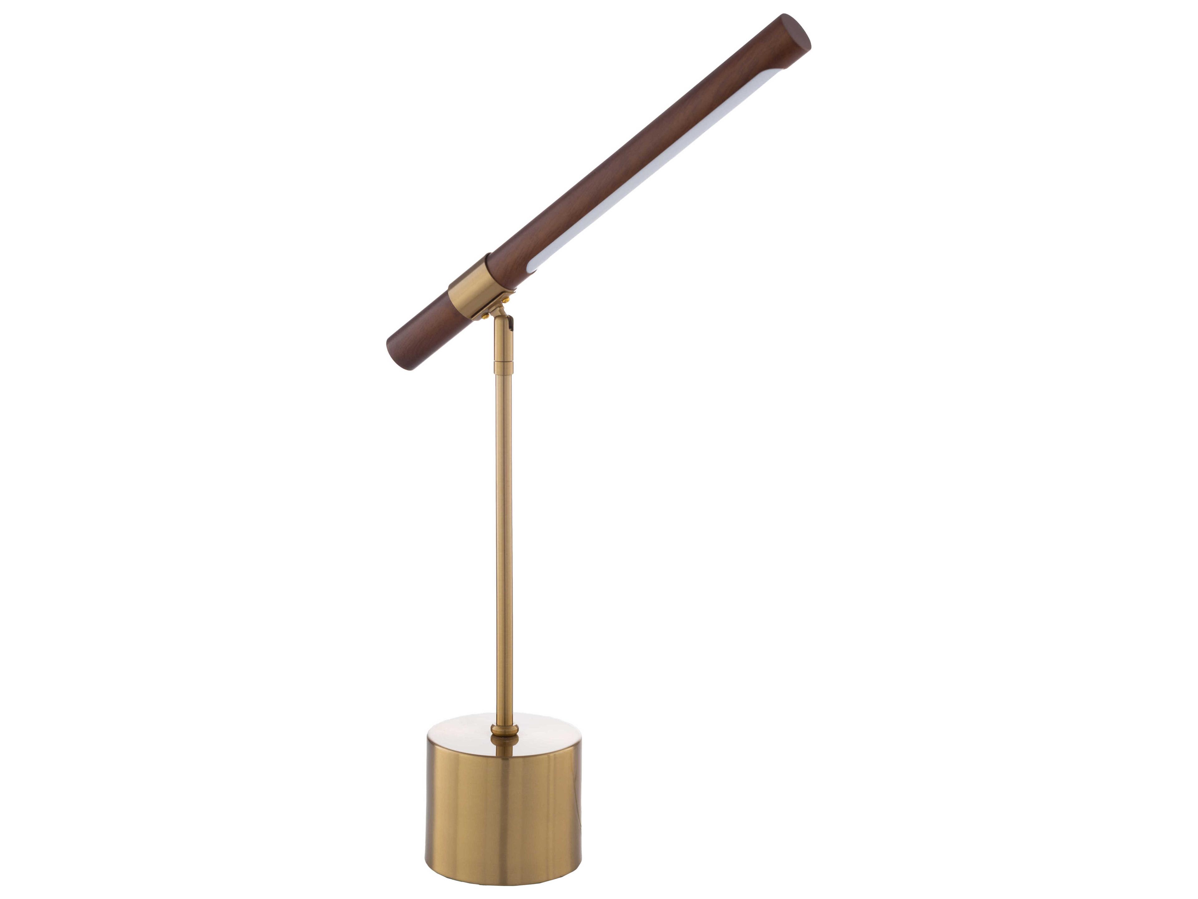 Yorkshire Metallic Brass Desk Lamp