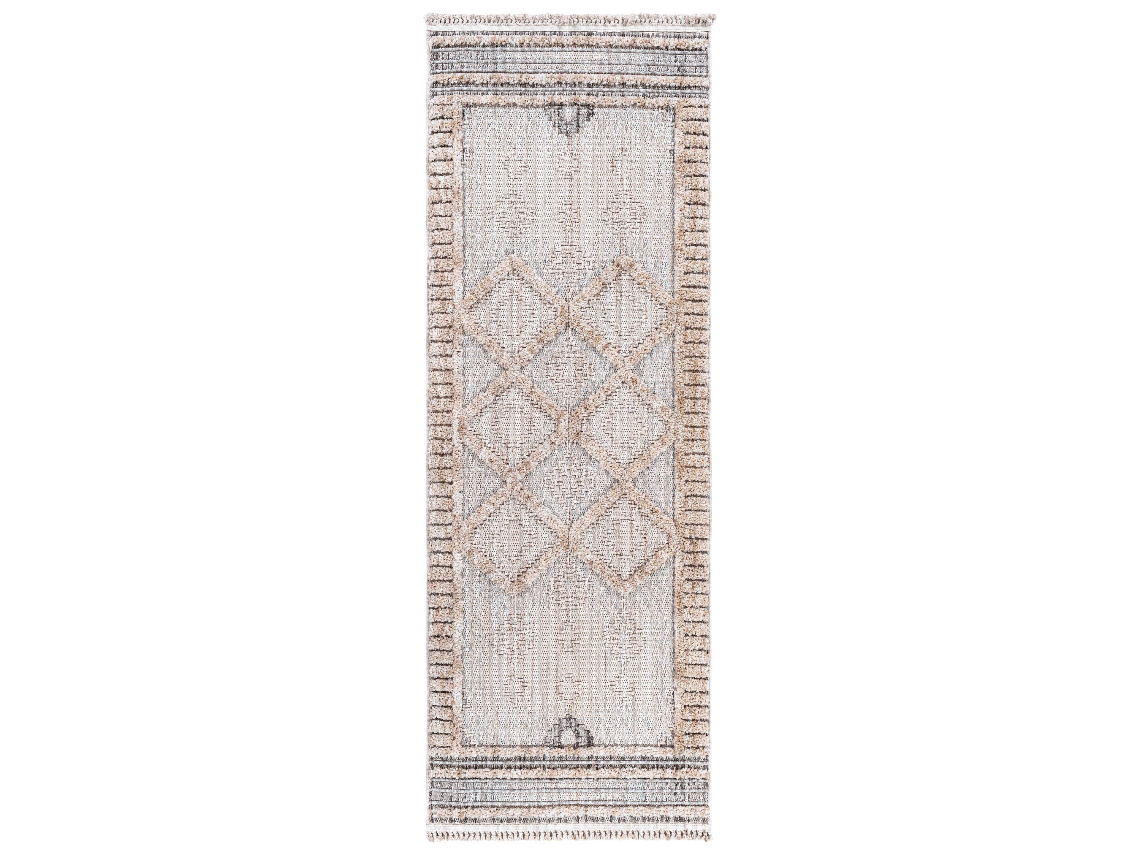 Zaragoza Bordered Runner Area Rug