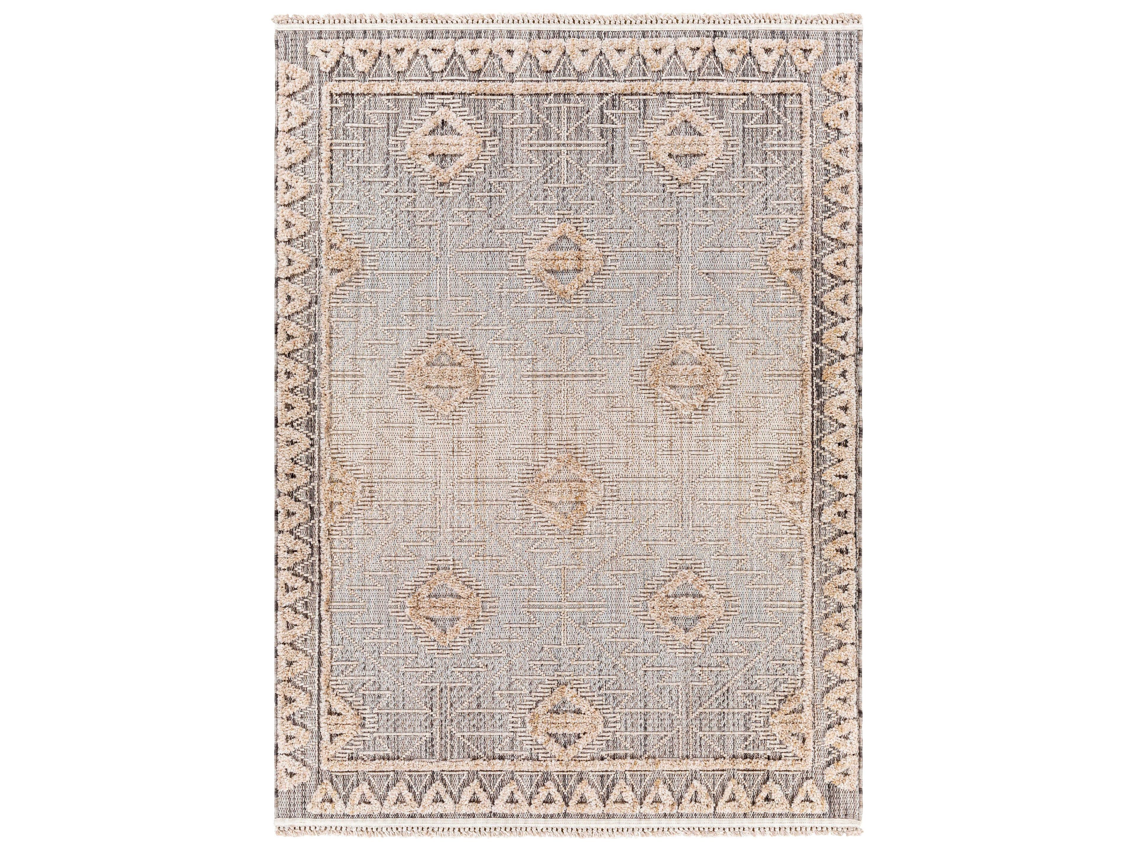 Zaragoza Bordered Area Rug