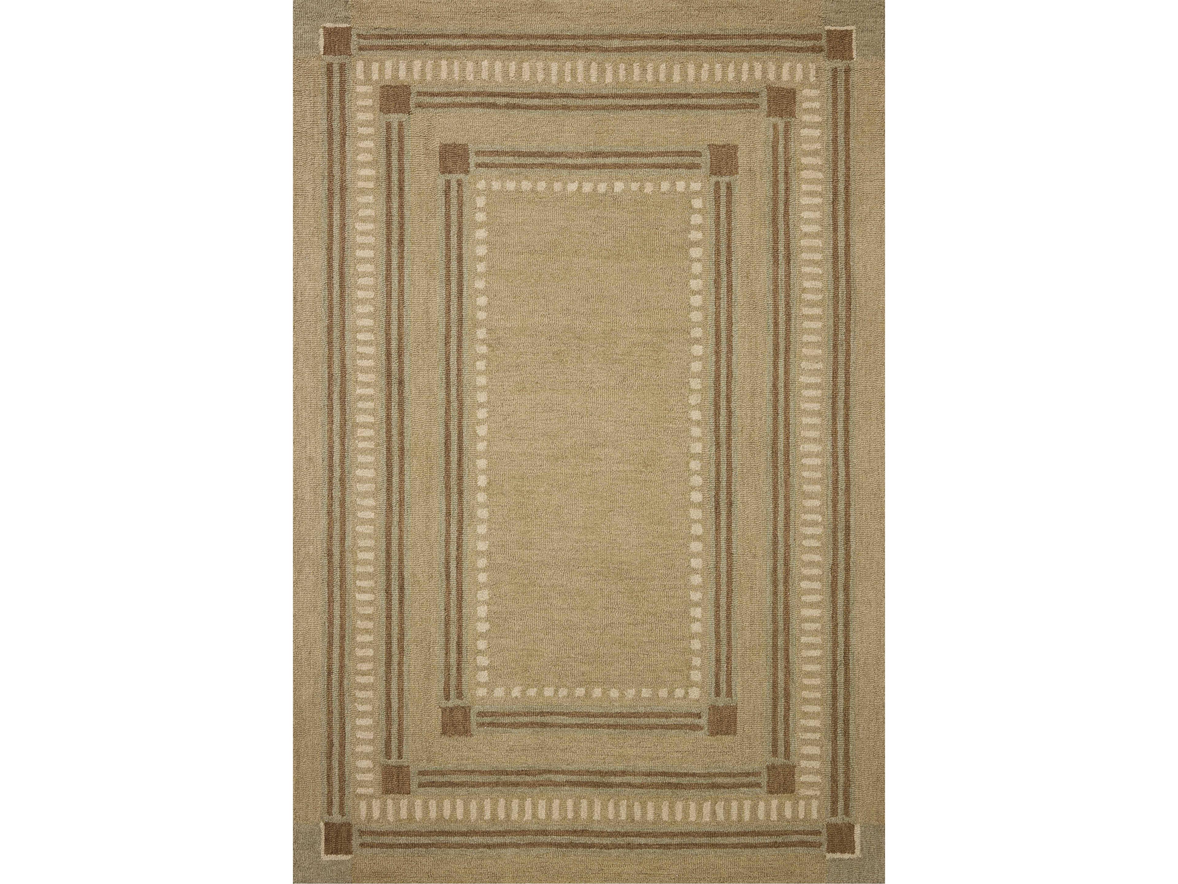 Chris Loves Julia Alfie Bordered Area Rug