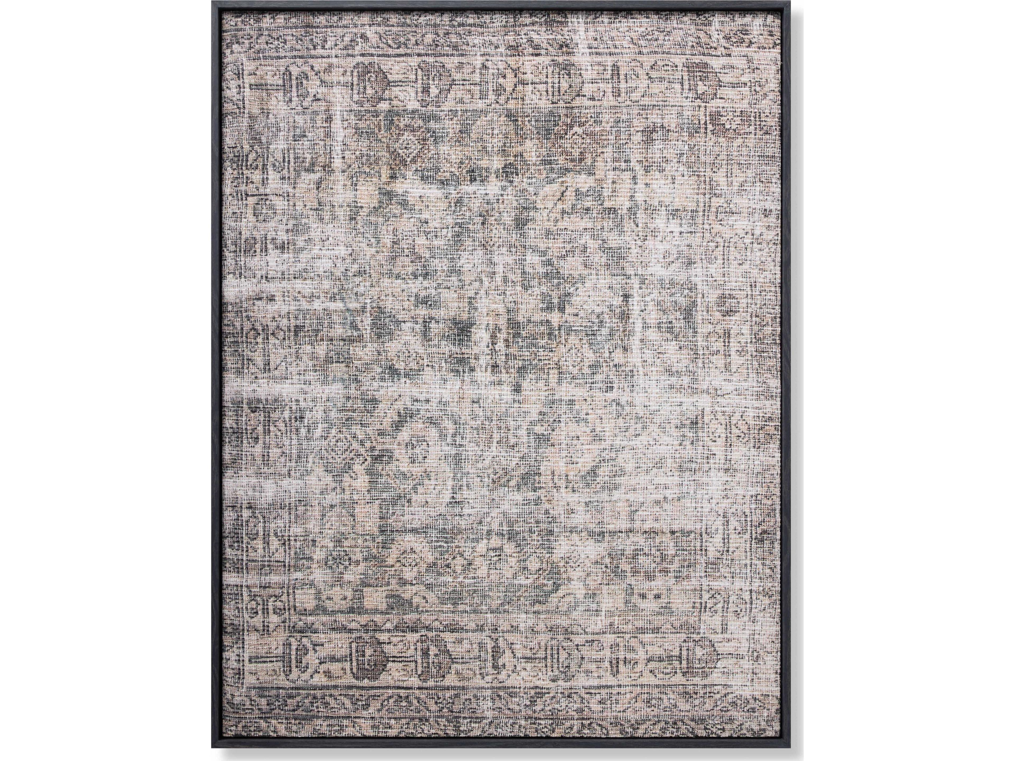 Loloi Verde Green / Multi Wall Art Canvas Wall Art