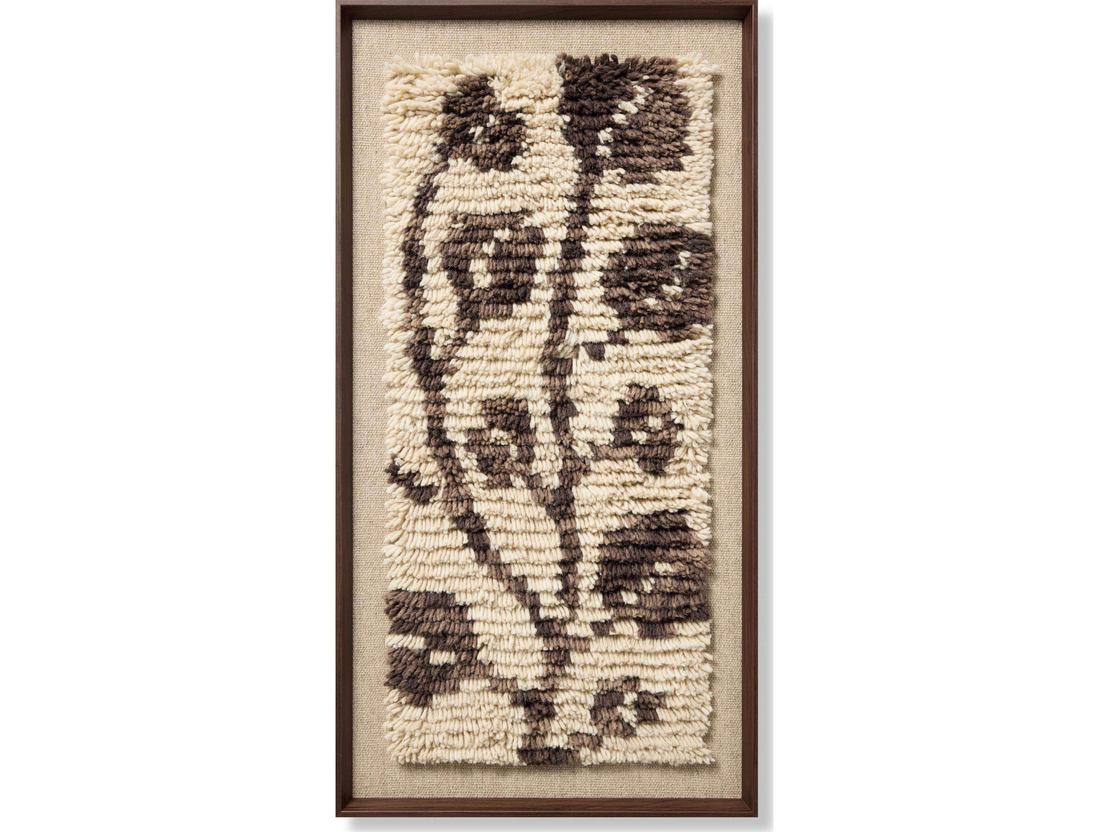 Loloi Eucalyptus Embrace Dark Brown Wall Art