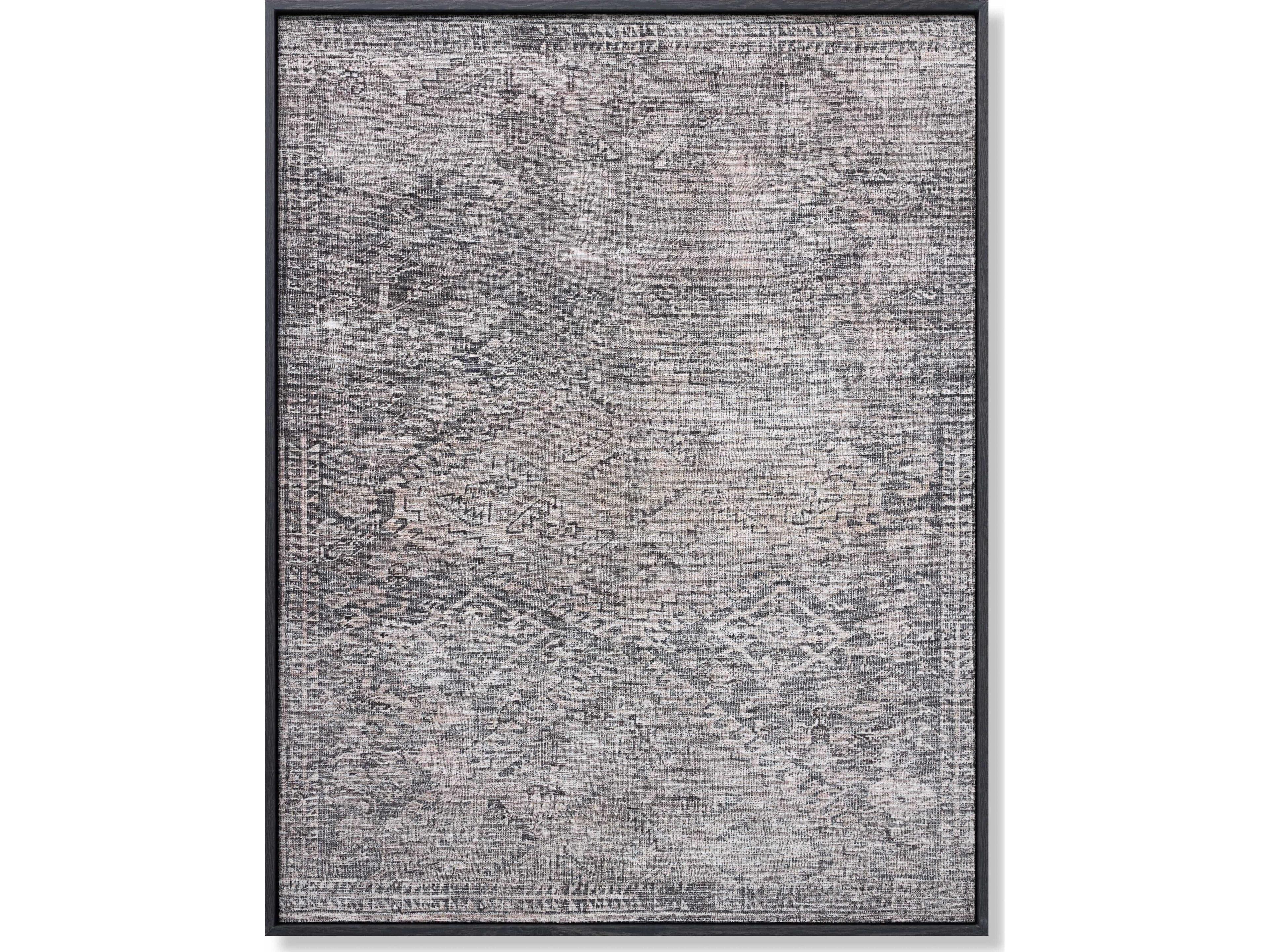 Loloi Brown / Multi Wall Art Canvas Wall Art