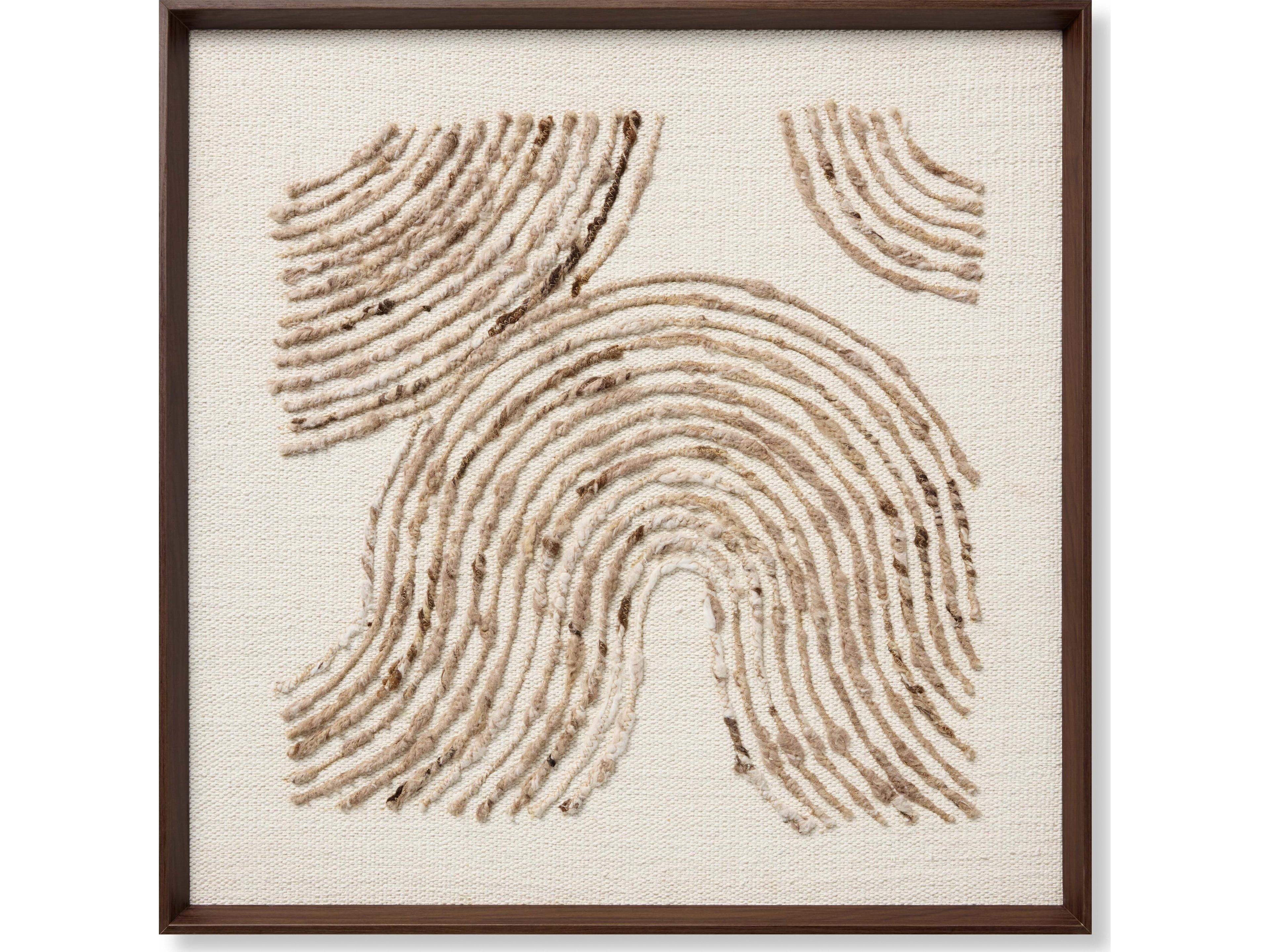 Loloi Flange Dark Brown Wall Art