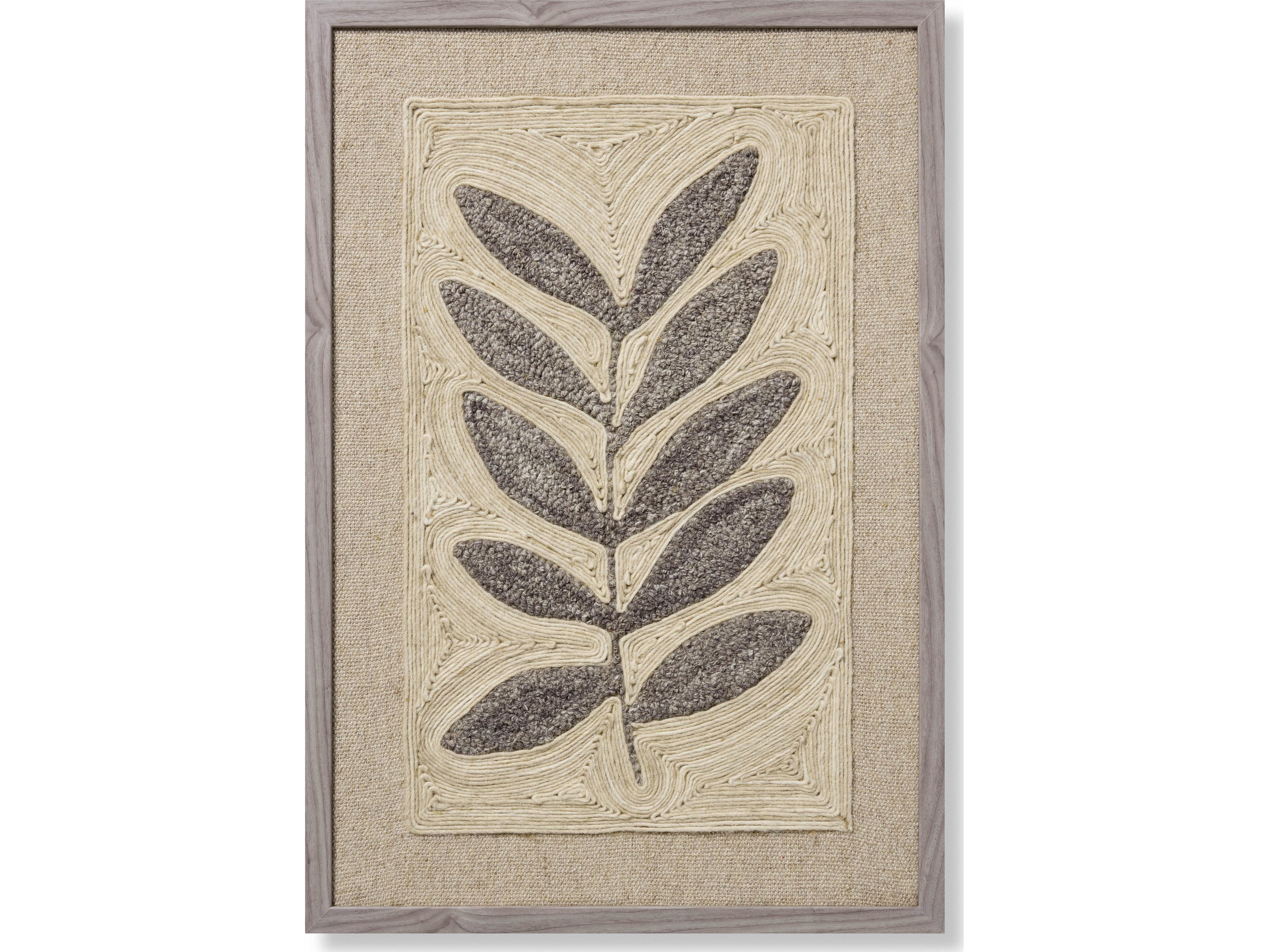 Loloi Frond & Fog Grey Wall Art