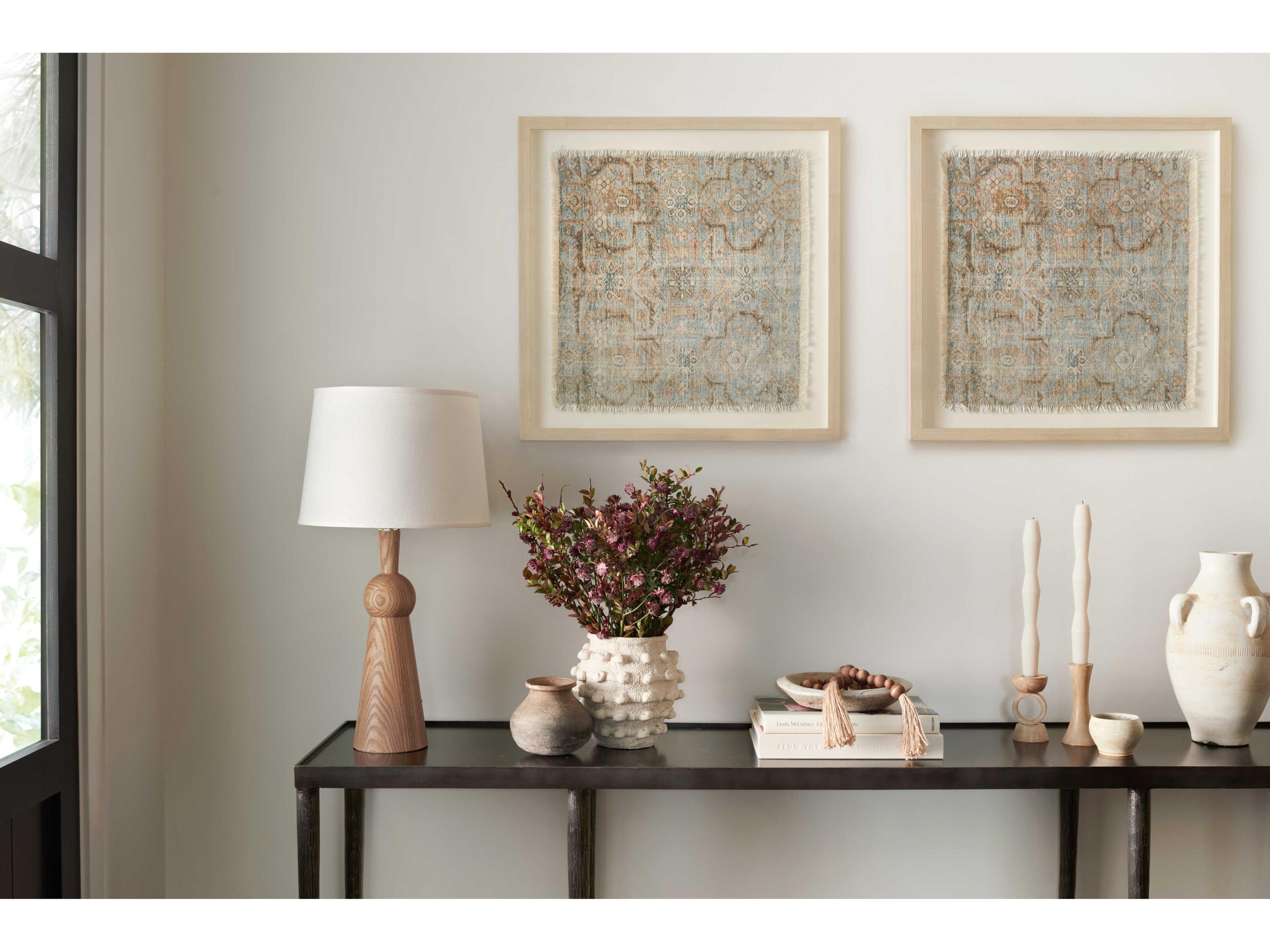 Loloi Rust / Blue Wall Art