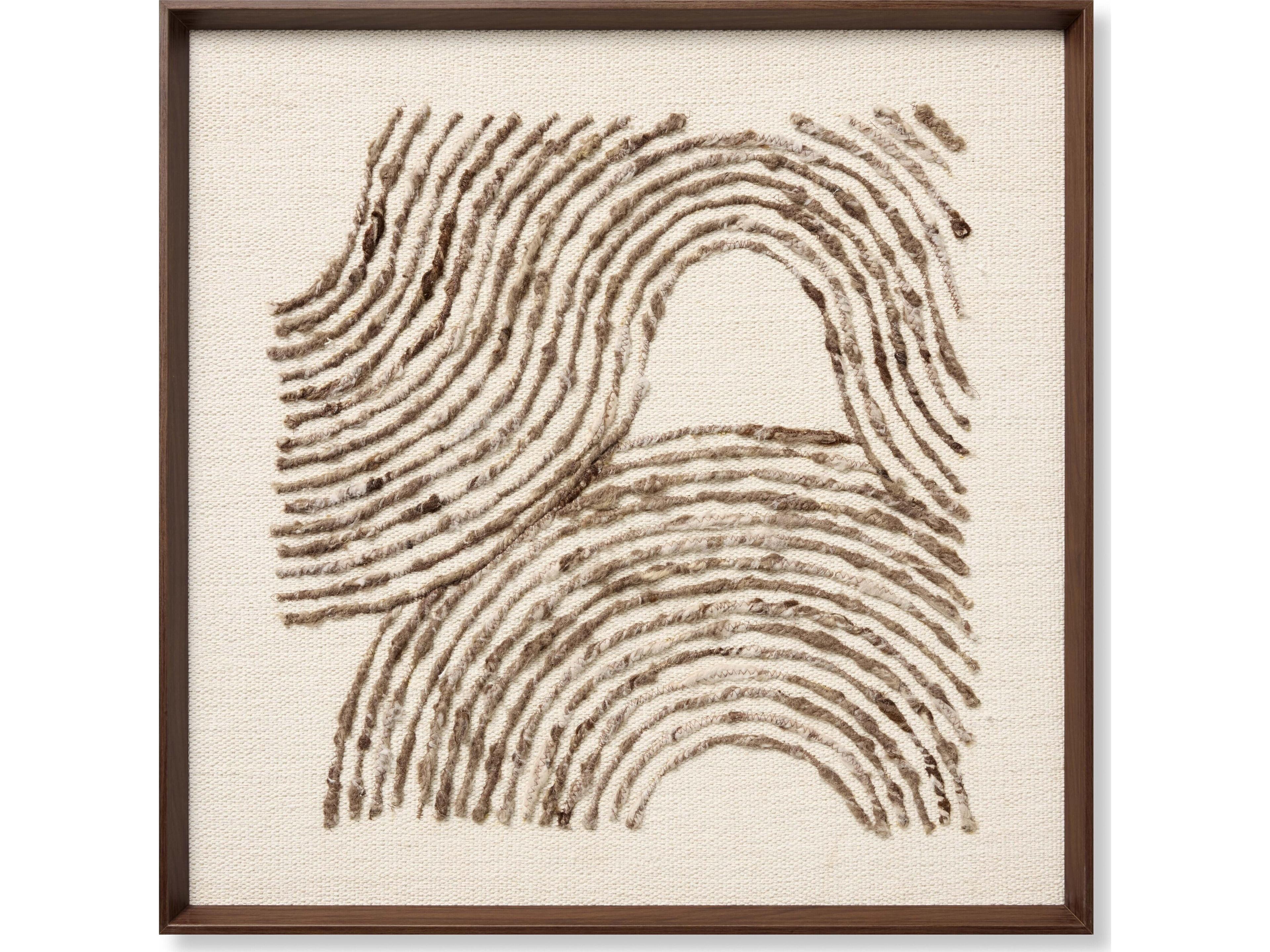 Loloi Phase Dark Brown Wall Art