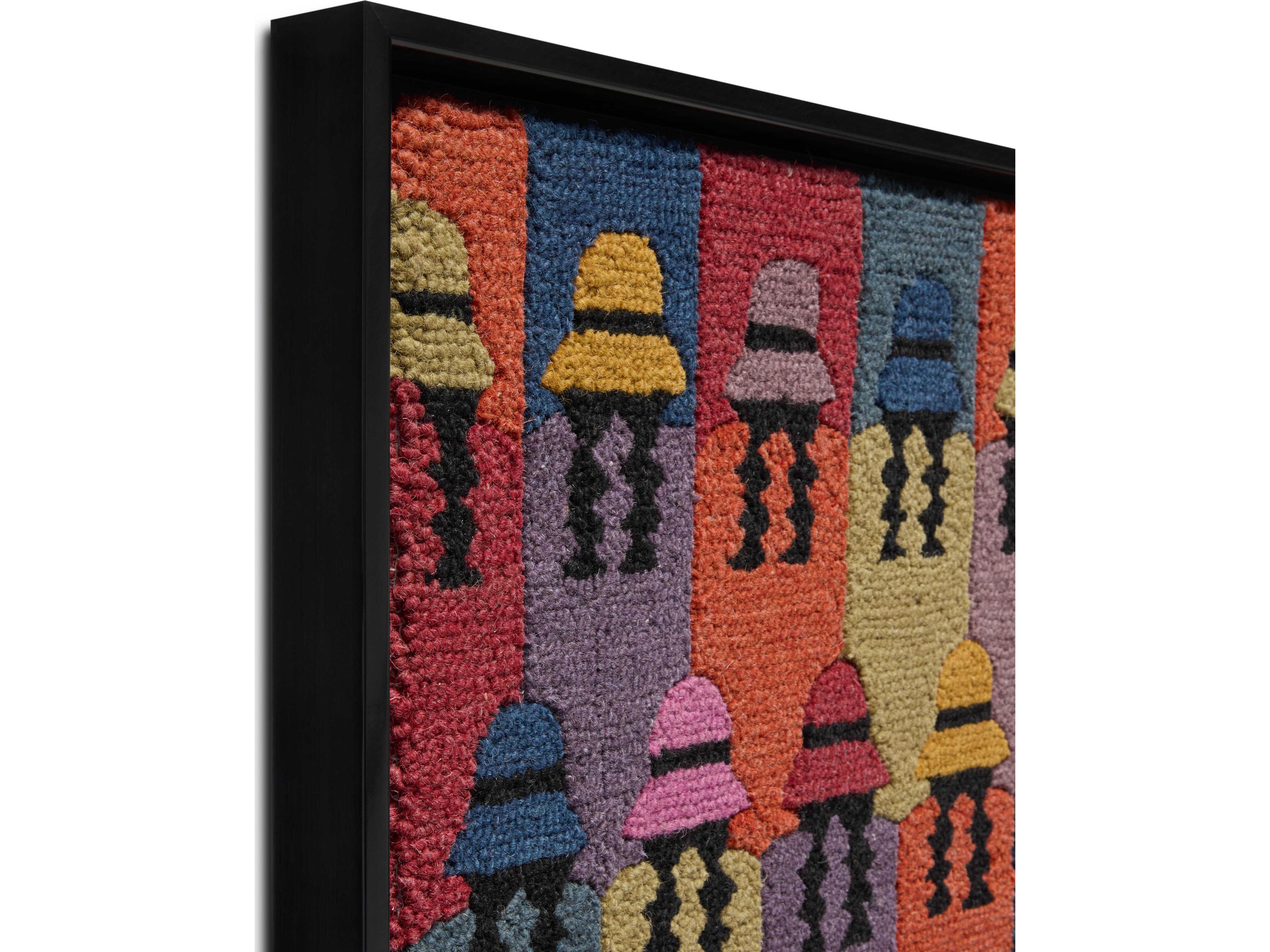 Loloi Ladies Multi / Black Wall Art 3D Wall Art