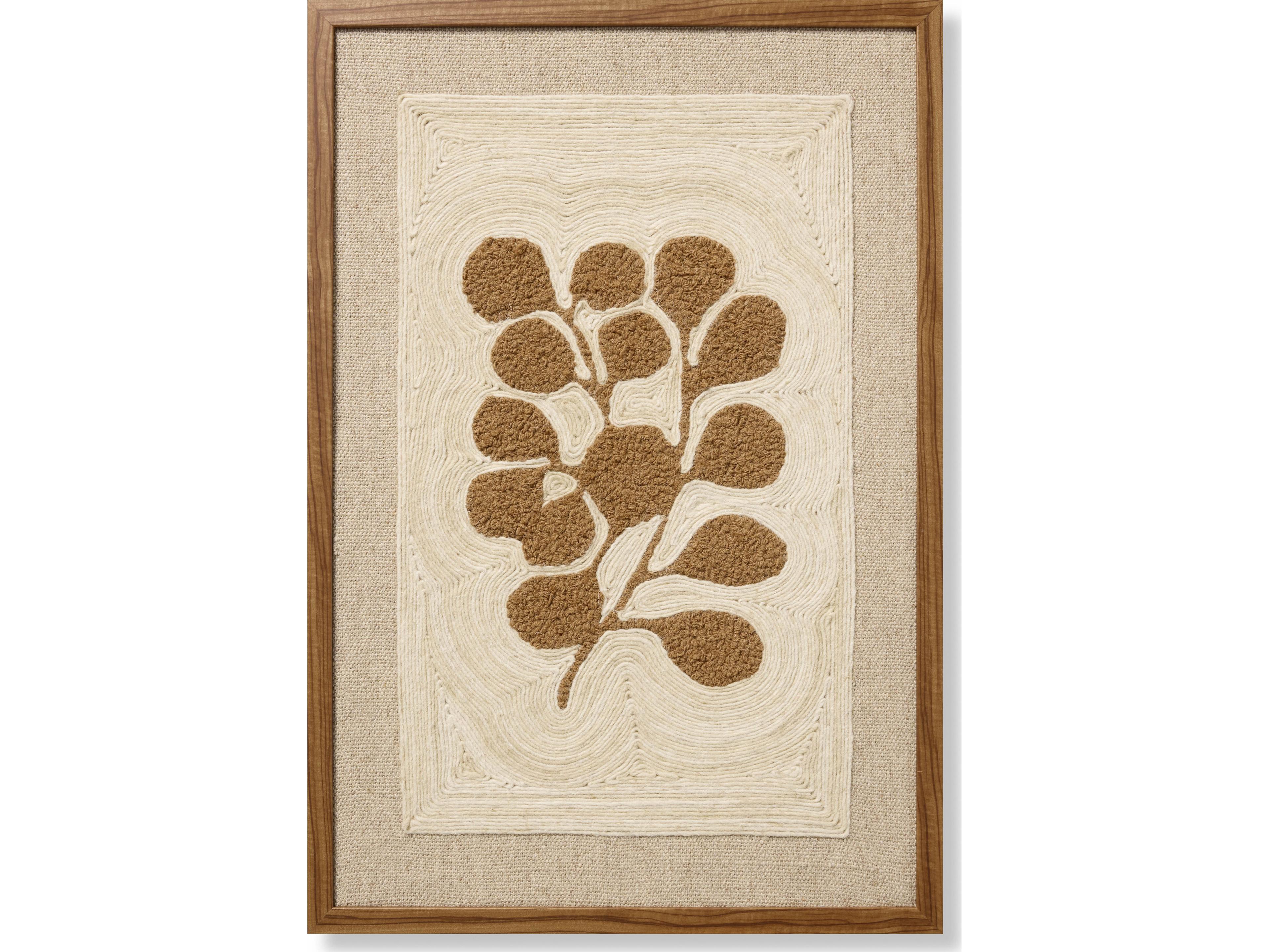 Loloi Sprig & Soil Brown Wall Art