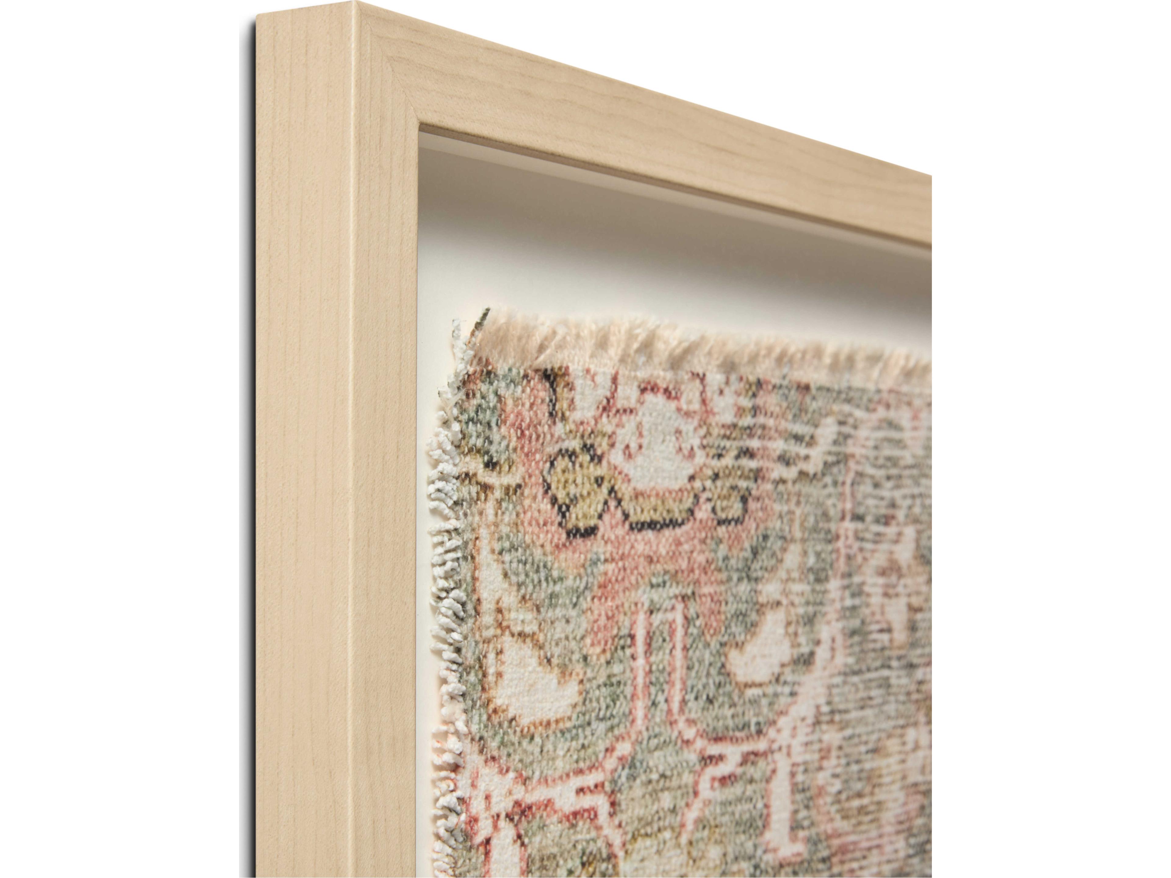 Loloi Green / Rust Wall Art Canvas Wall Art