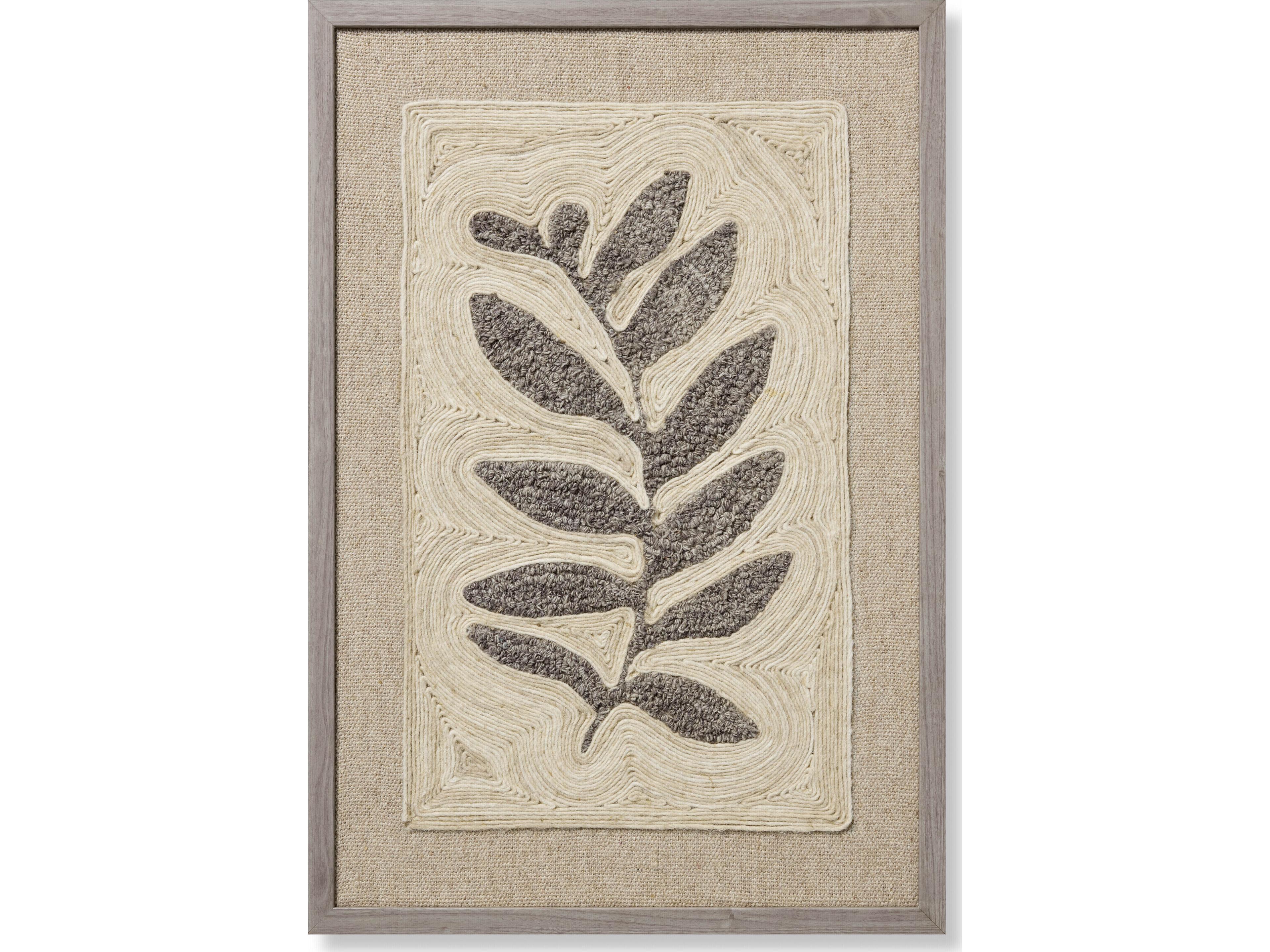 Loloi Stem & Stone Grey Wall Art