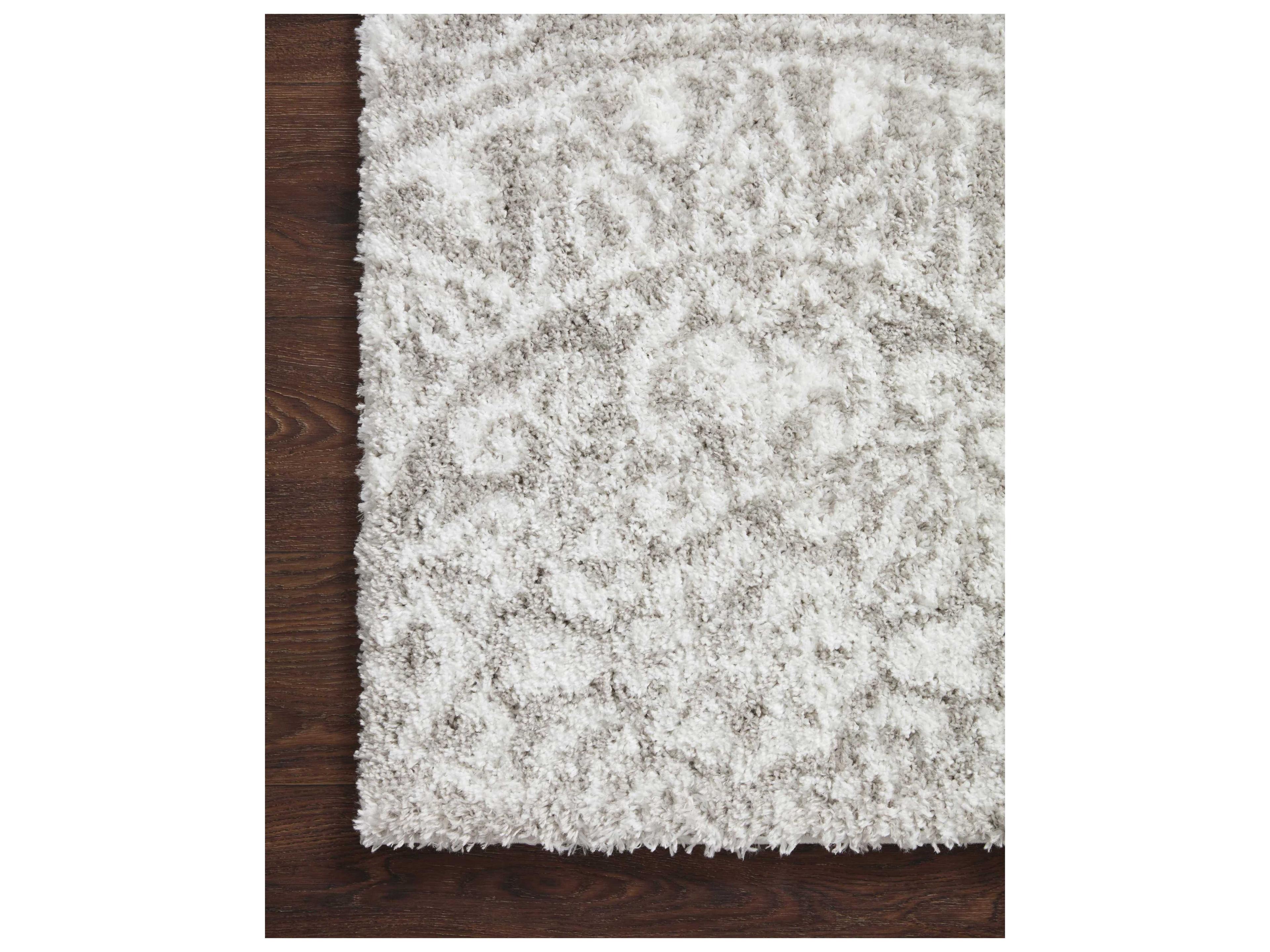 Loloi Rugs Bliss Shag Damask Runner Area Rug