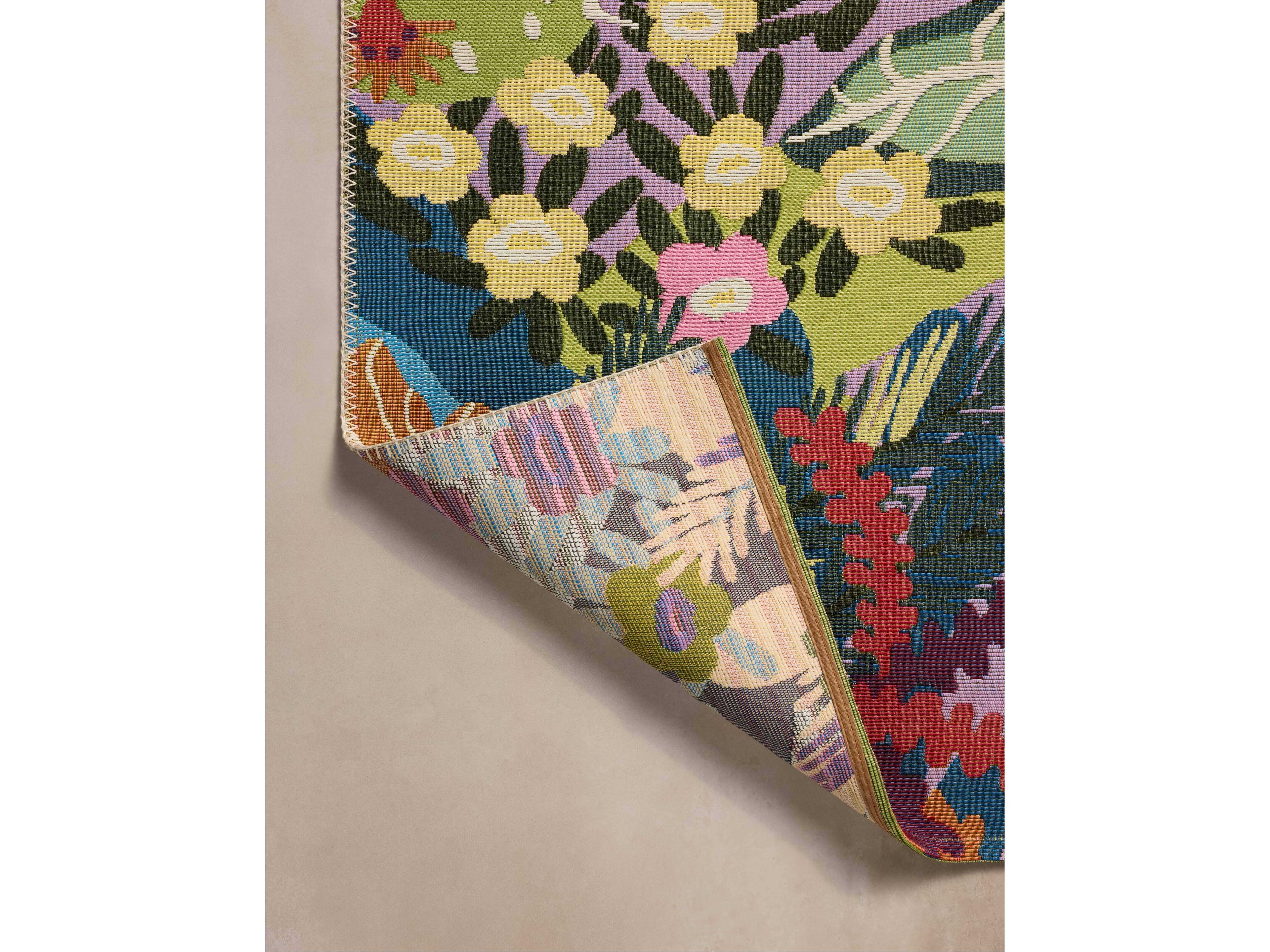 Loloi Rugs Botanical Floral Runner Area Rug