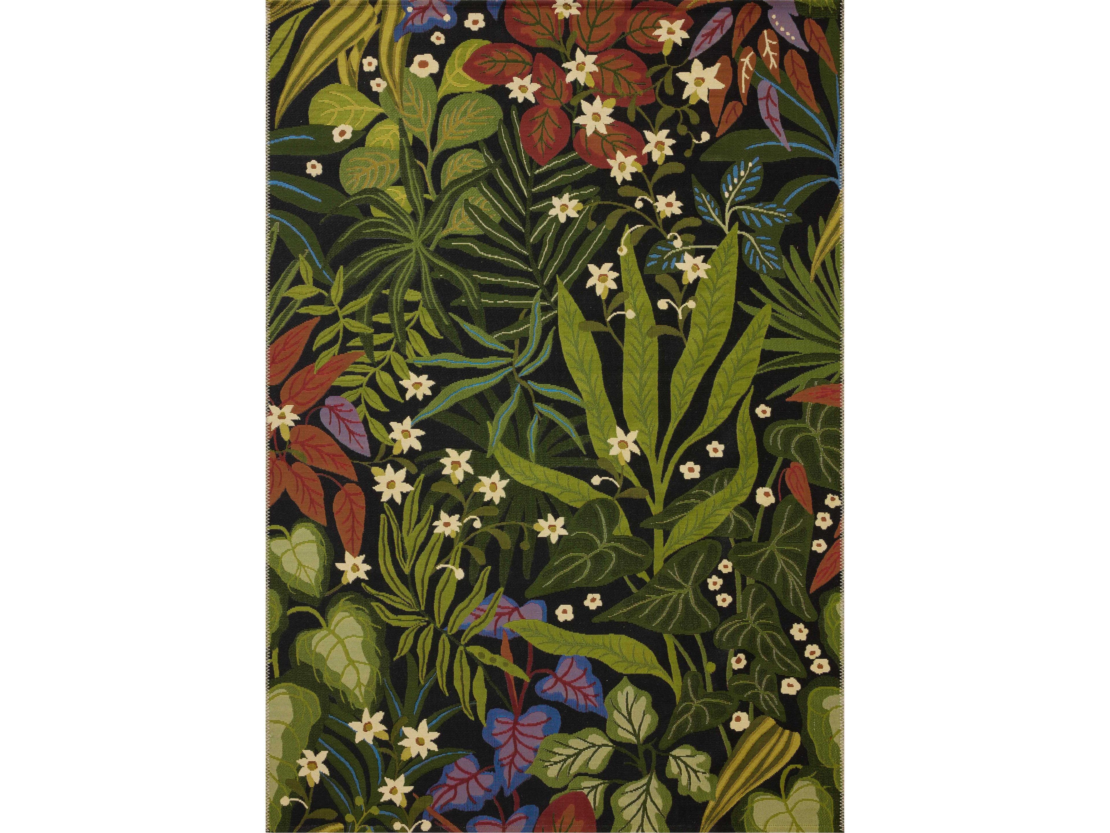 Botanical Floral Runner Area Rug