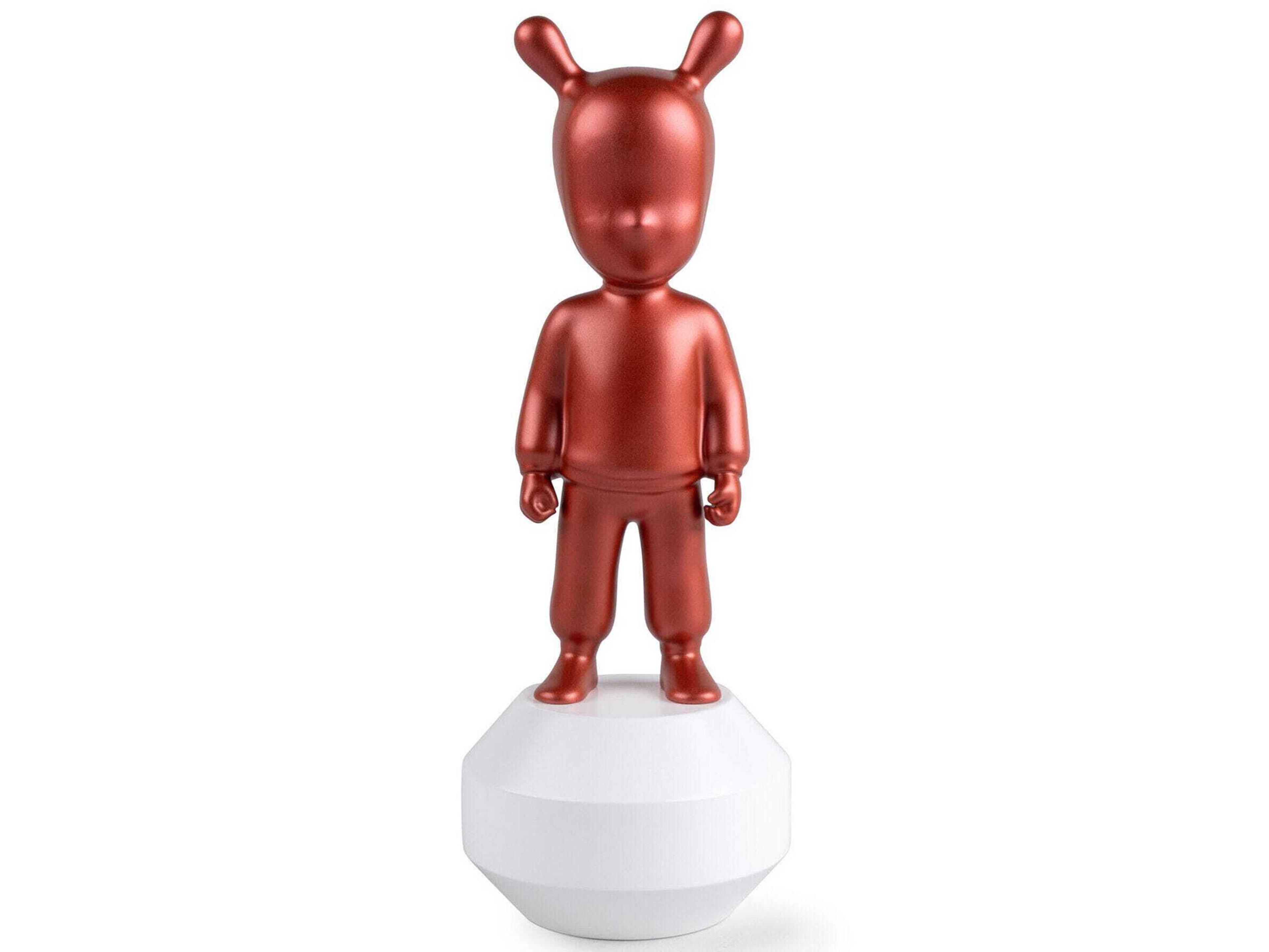 The Metallic Red Guest Figurine