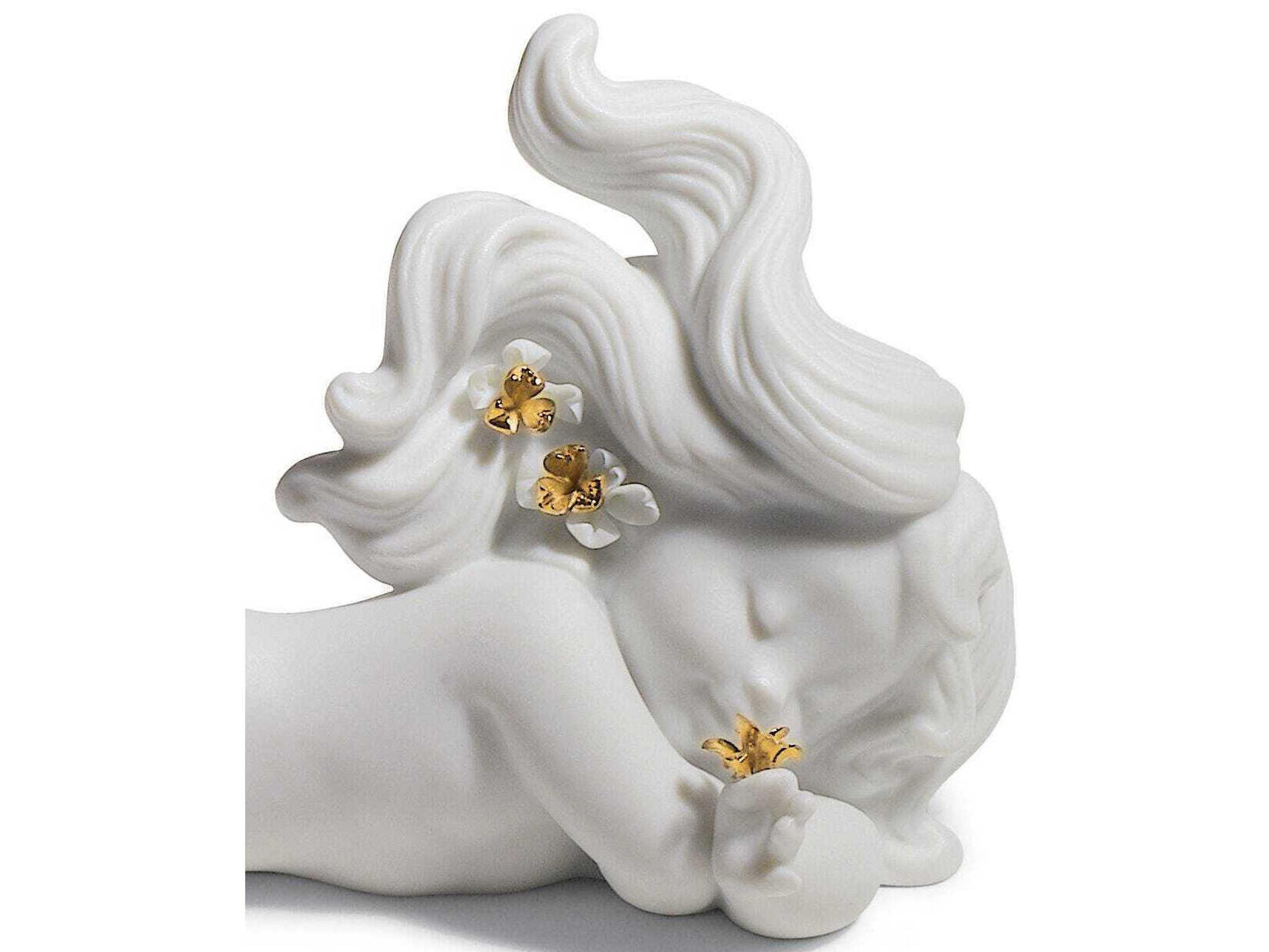 Lladro Day Dreaming At Sea Mermaid Figurine