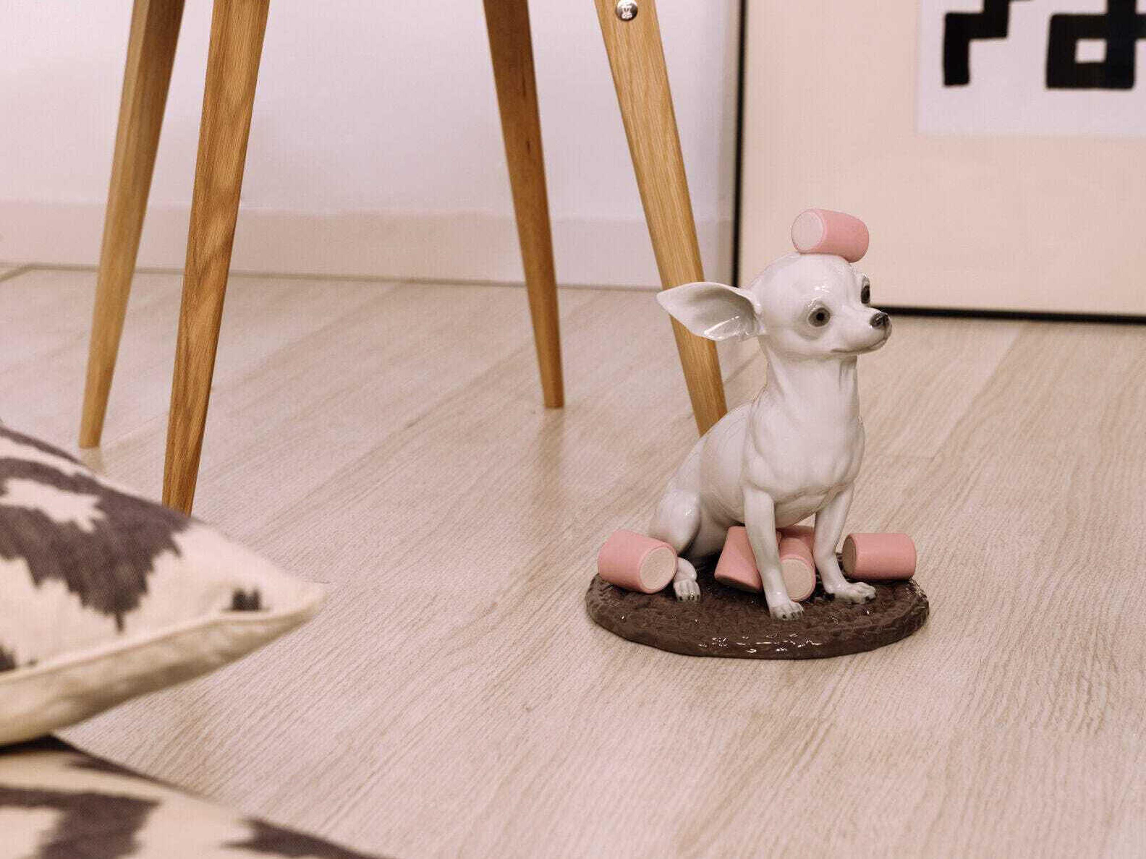 Lladro Chihuahua with Marshmallows Dog Figurine