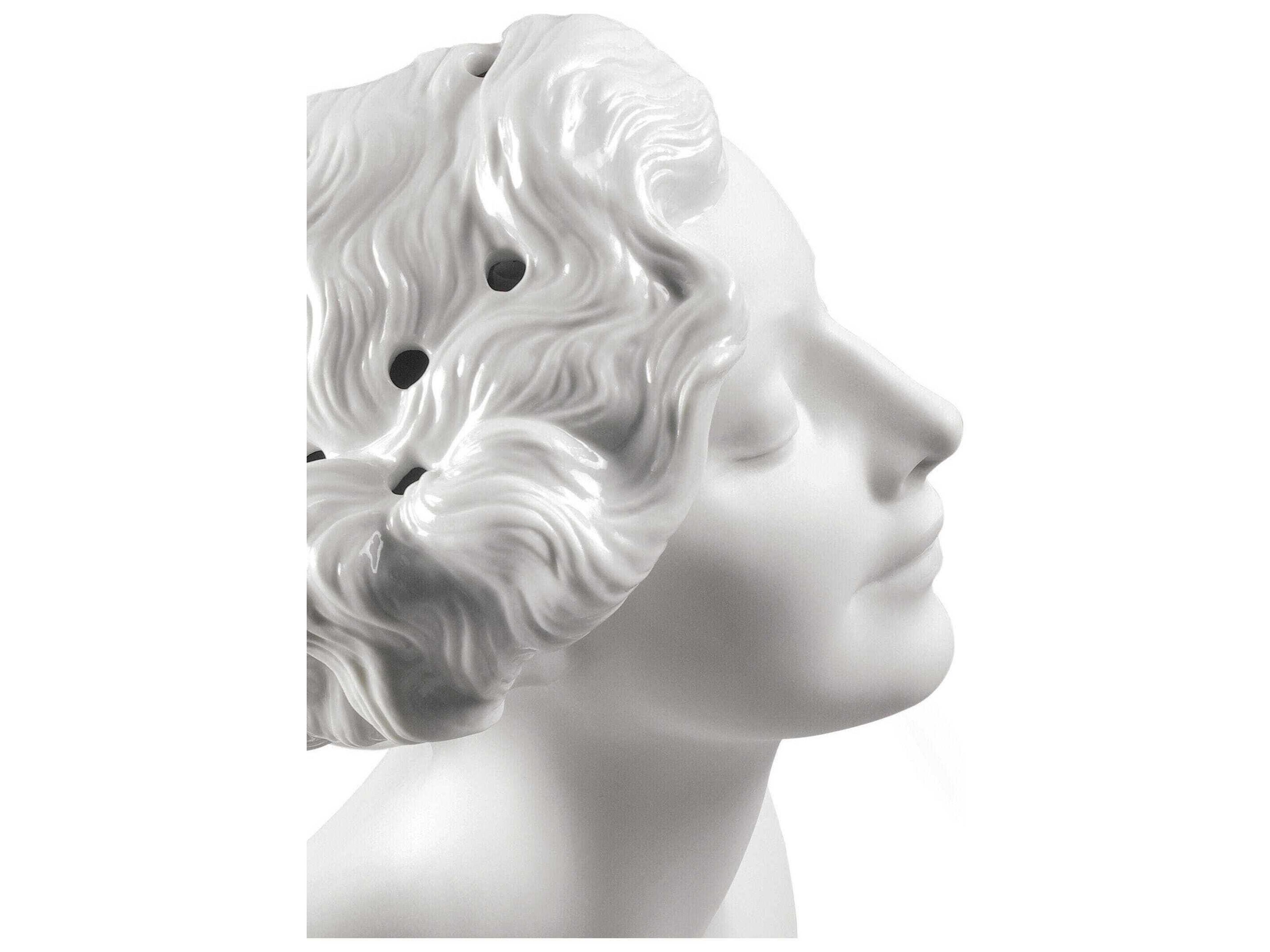 Lladro Daisy Woman Bust Vase