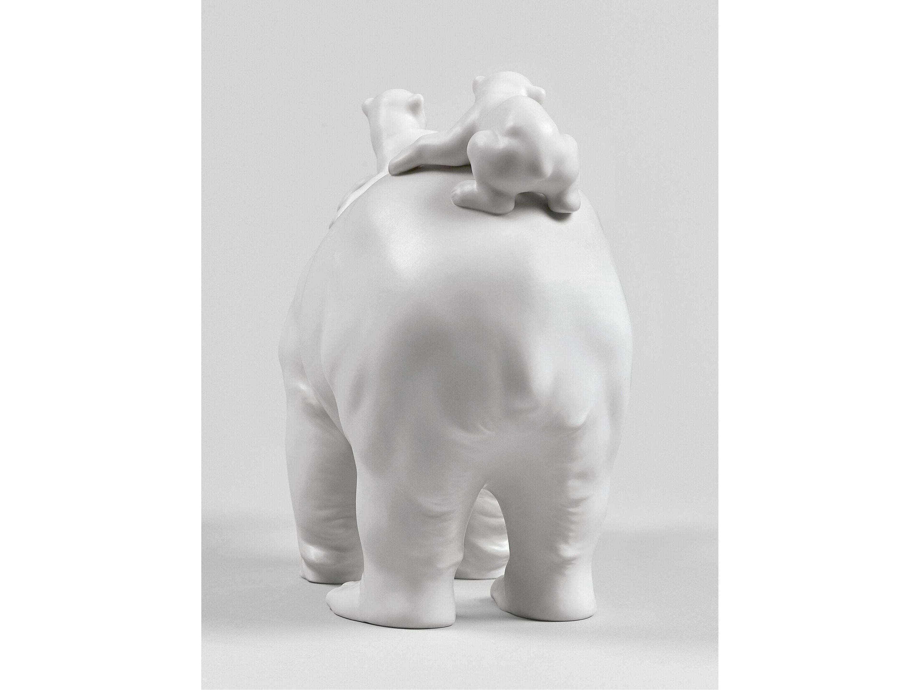 Lladro Mummy Bear and Babies Figurine