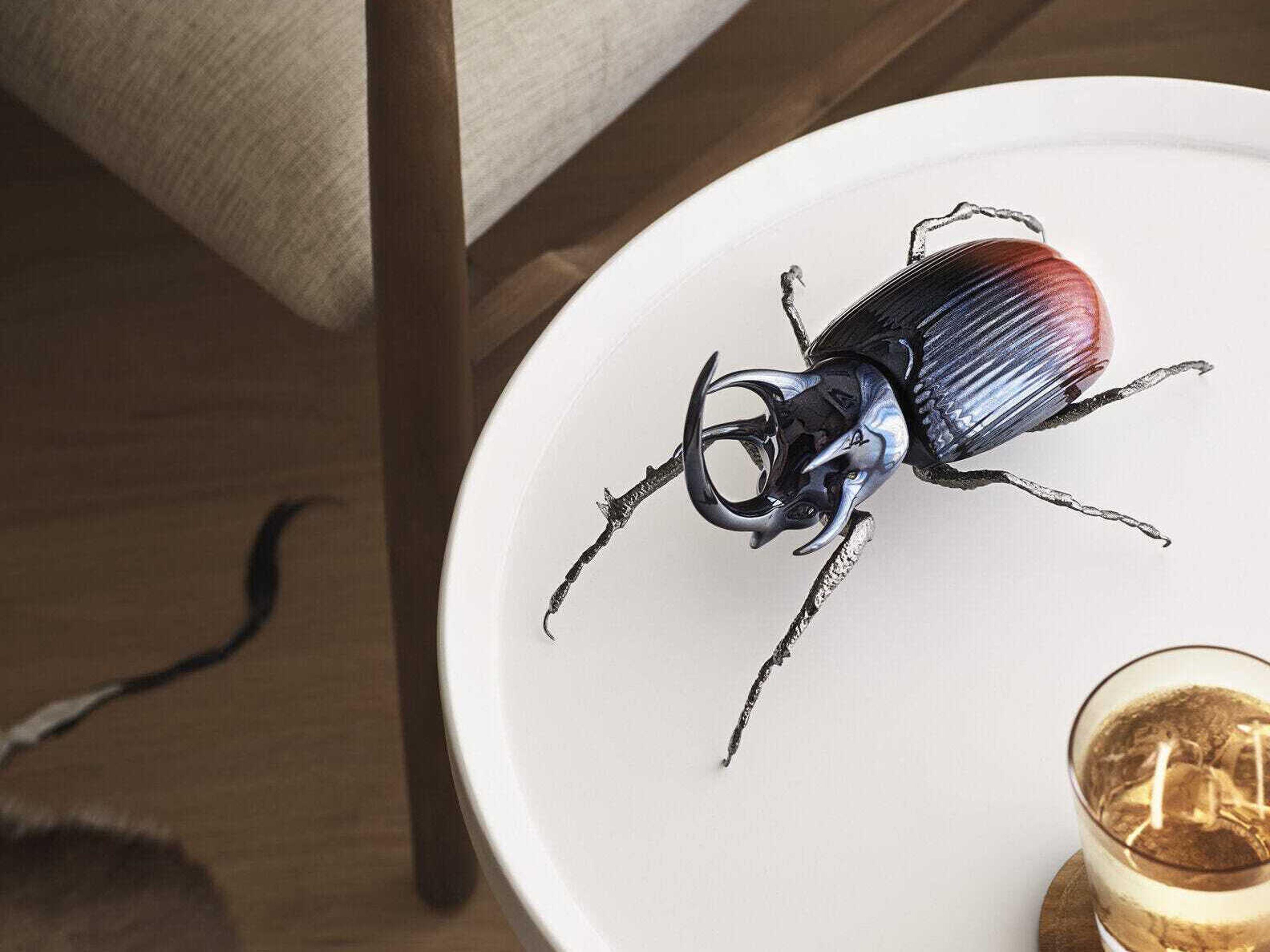 Lladro Rhinoceros Beetle Figurine