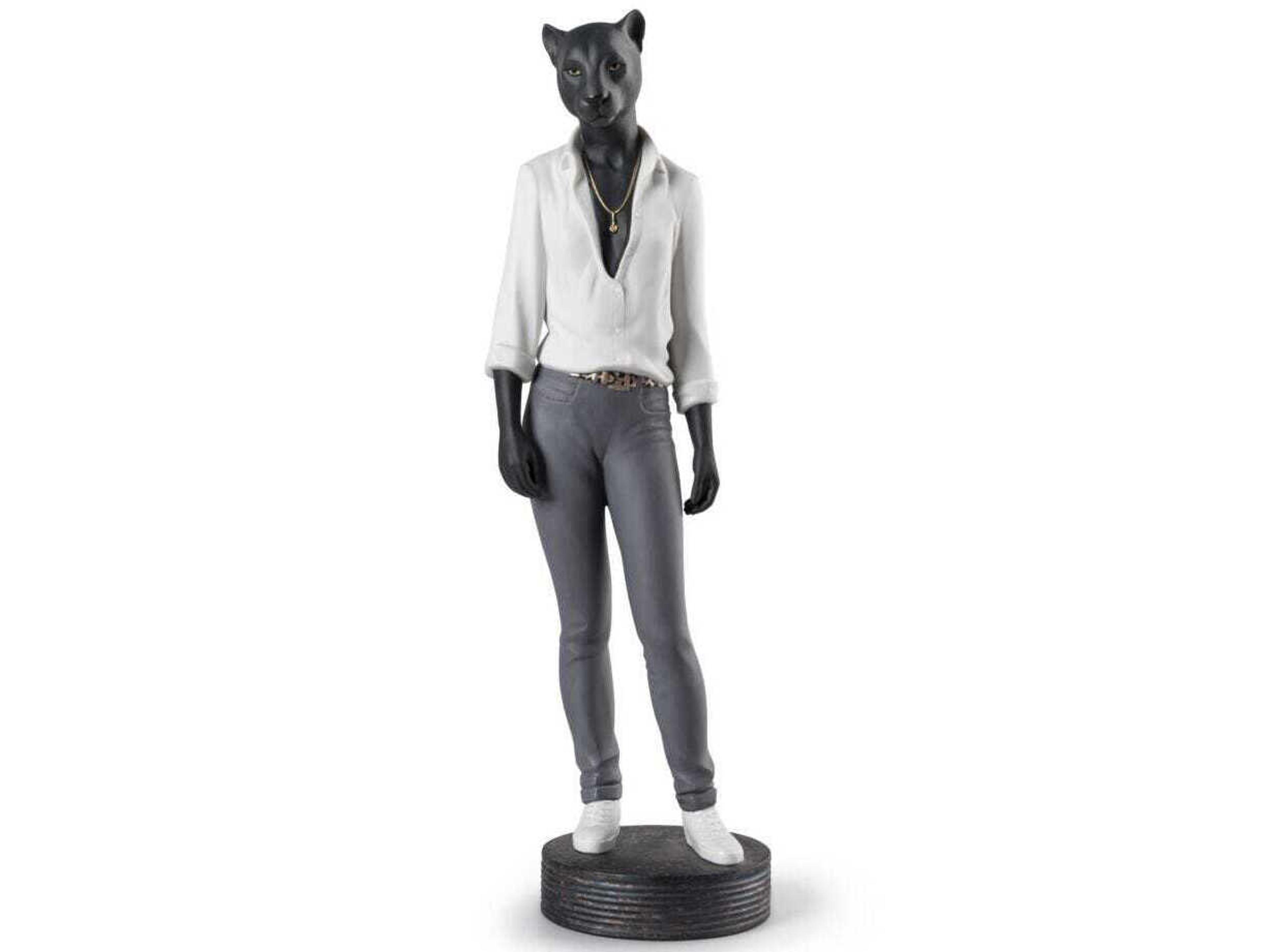 Panther Woman Figurine