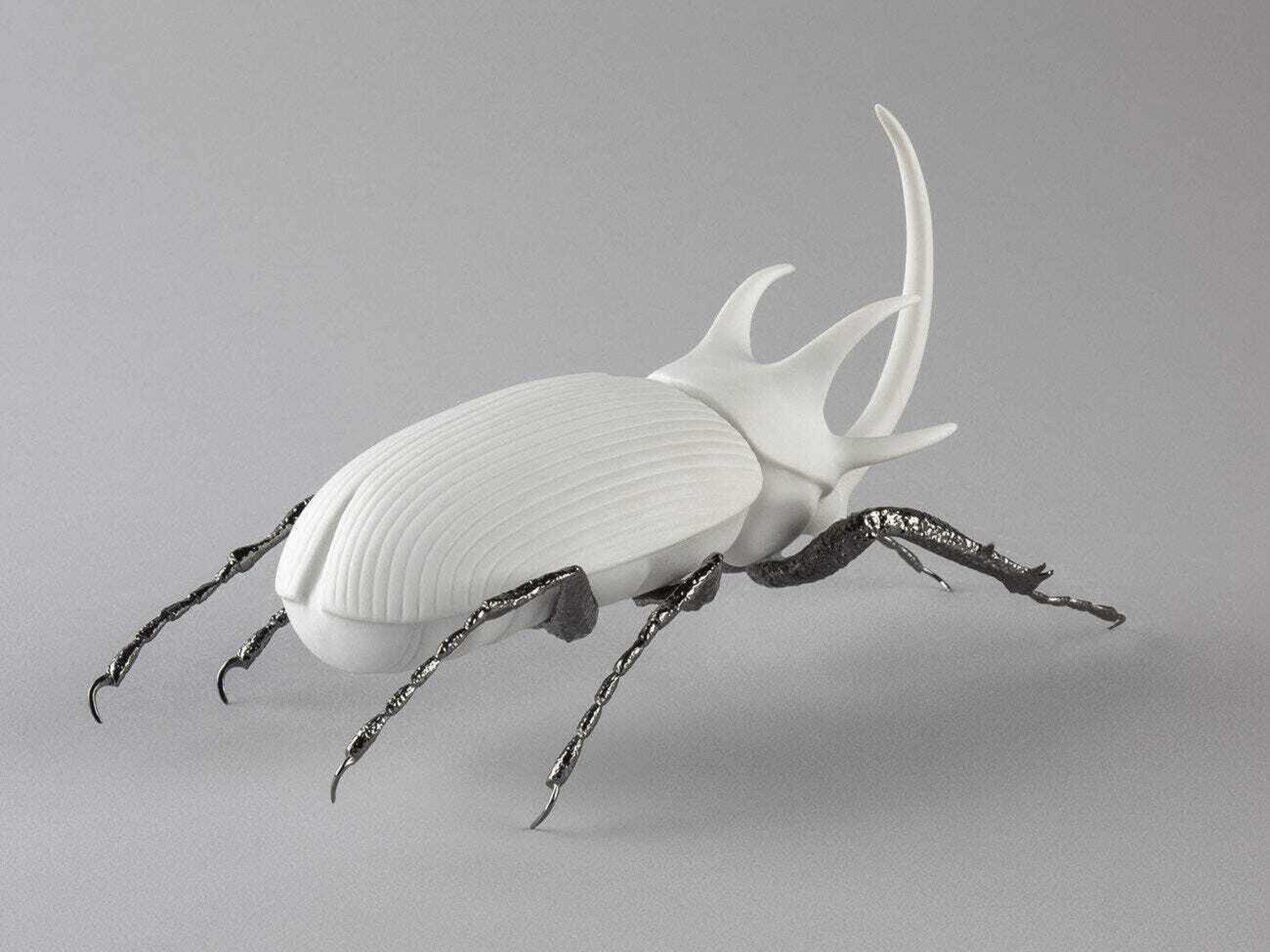 Lladro Rhinoceros Beetle Figurine