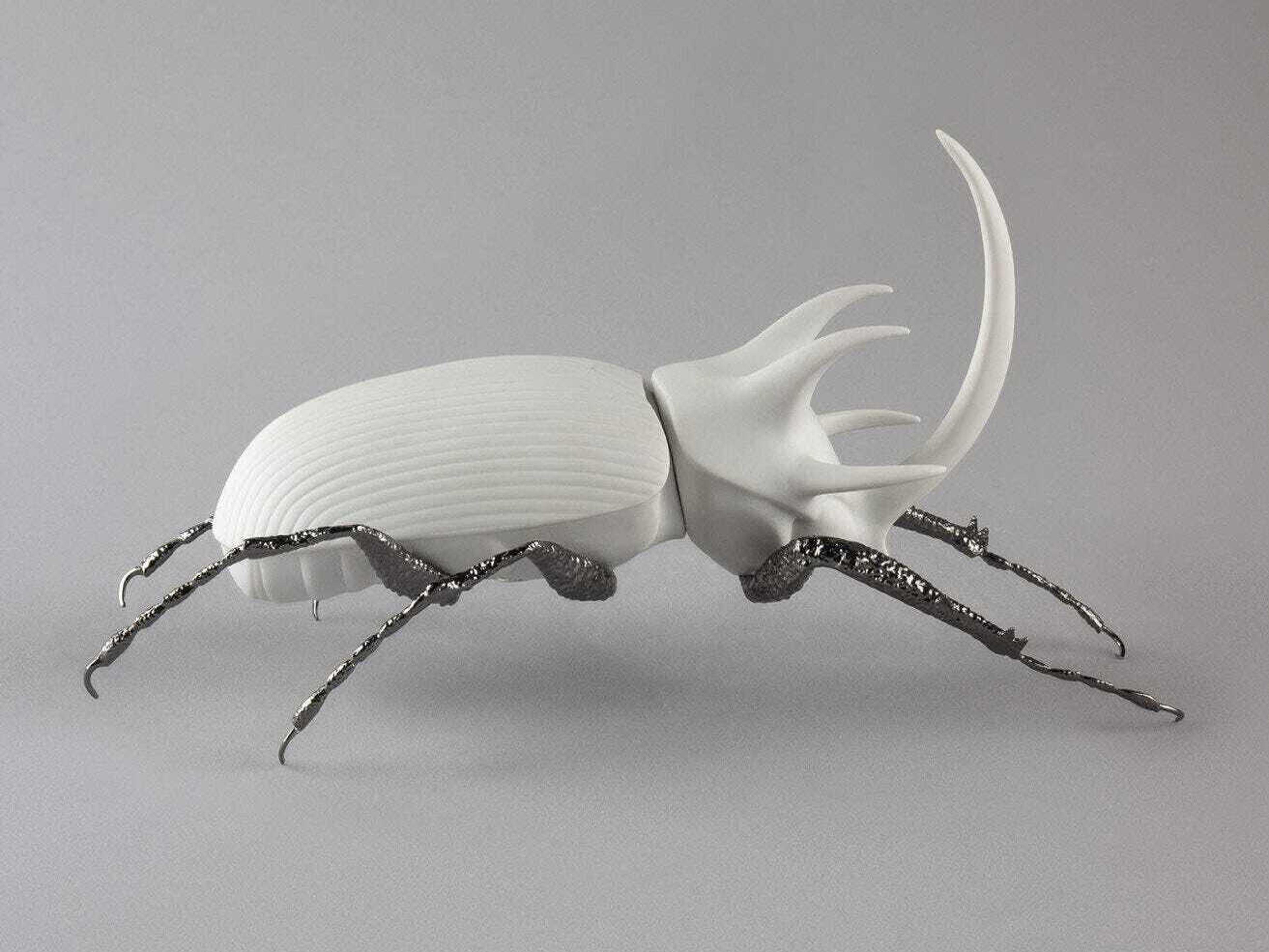 Lladro Rhinoceros Beetle Figurine