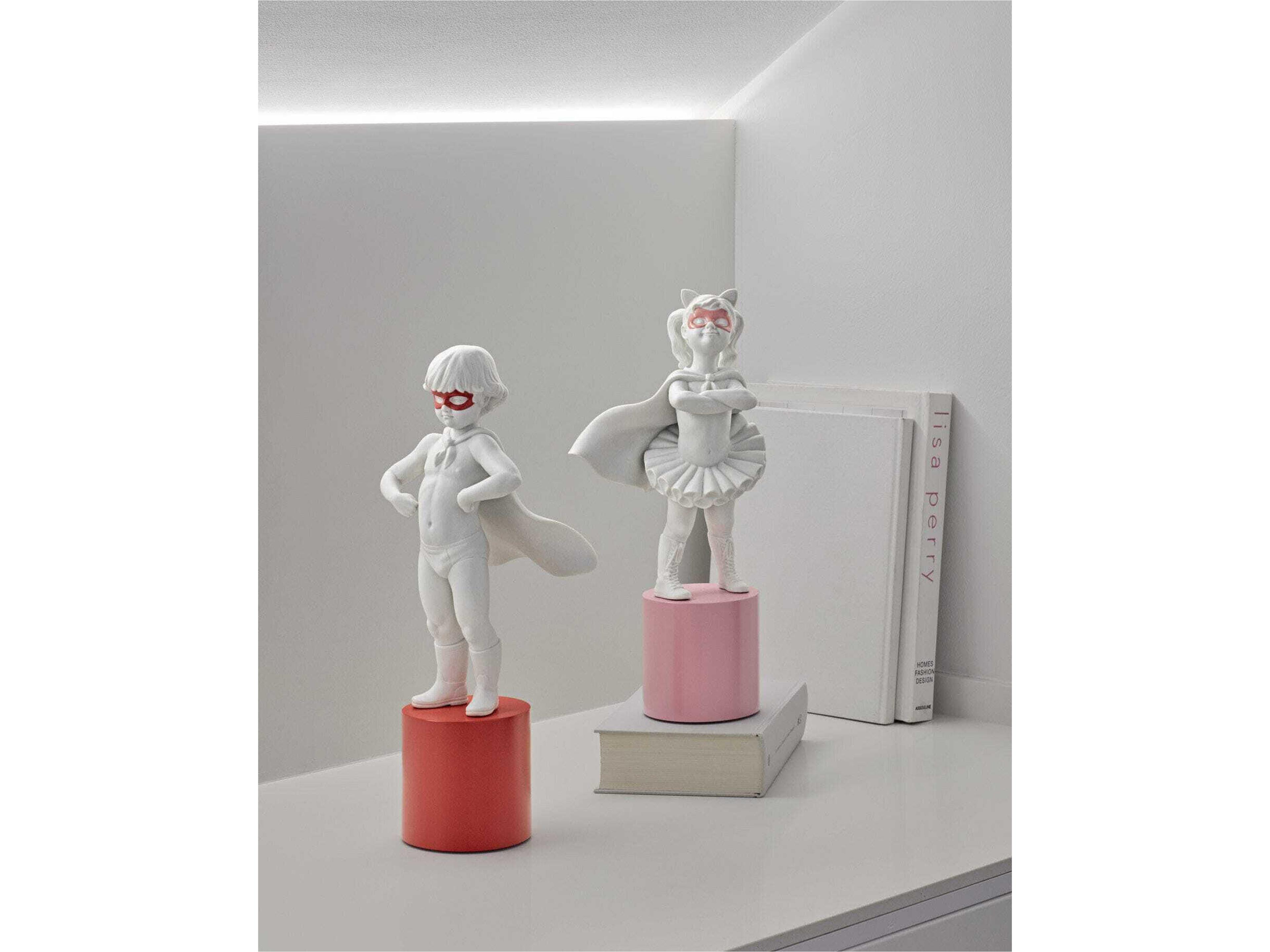 Lladro I'm A Superheroine Girl Figurine