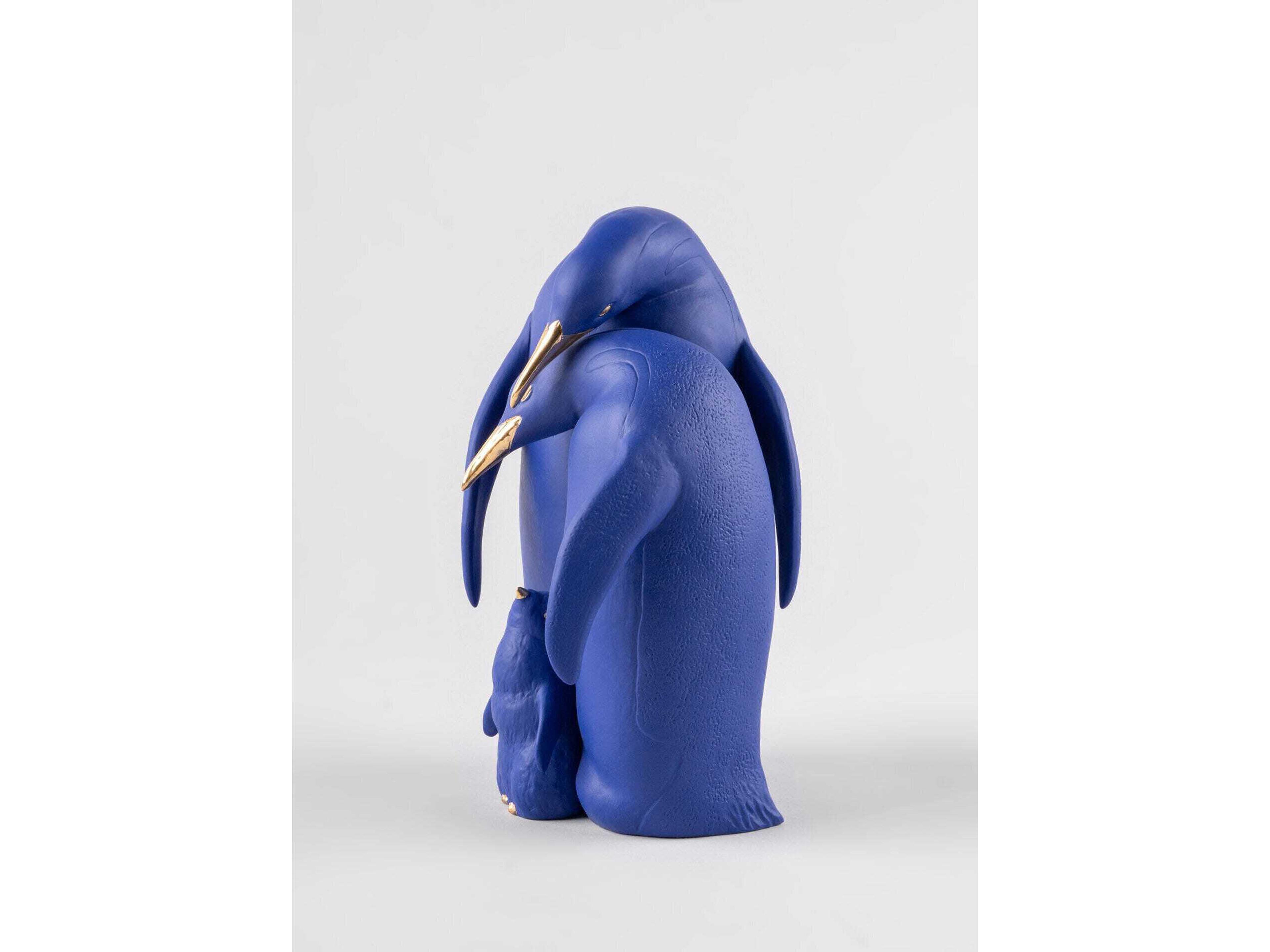 Lladro Penguin Family Sculpture Limited Edition