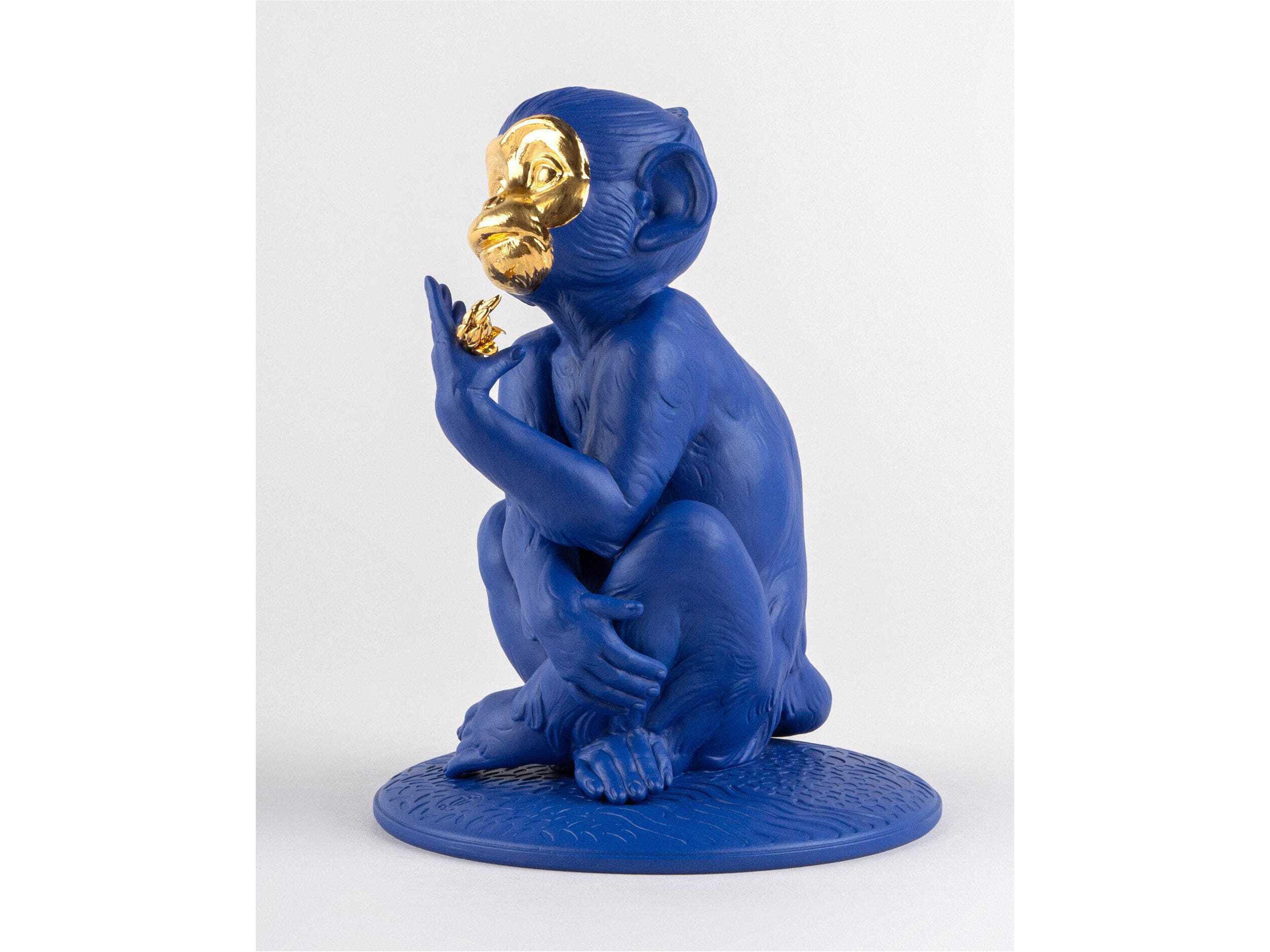 Lladro Little Monkey Sculpture Limited Edition