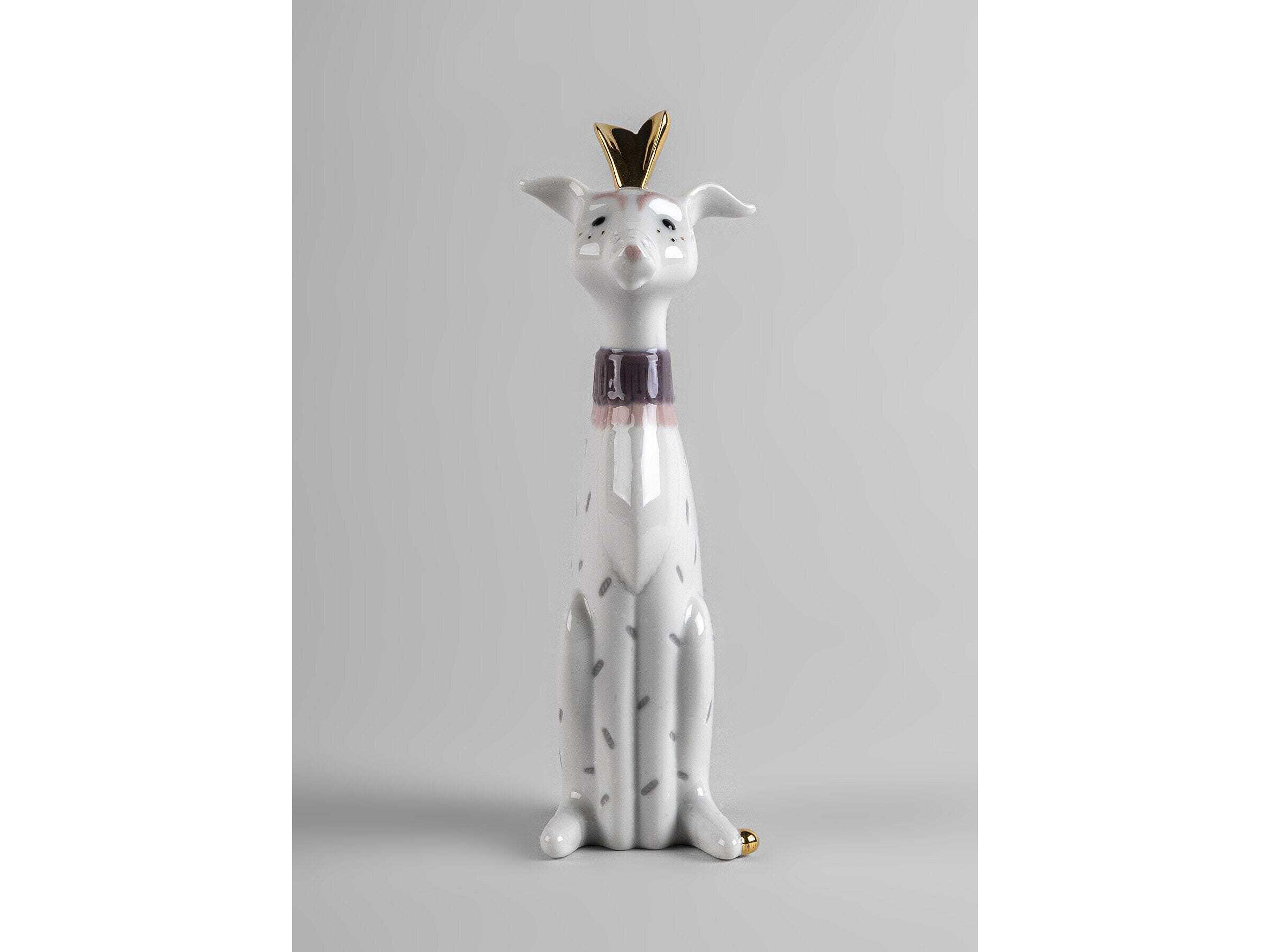 Lladro Unusual Friends Dog Sculpture