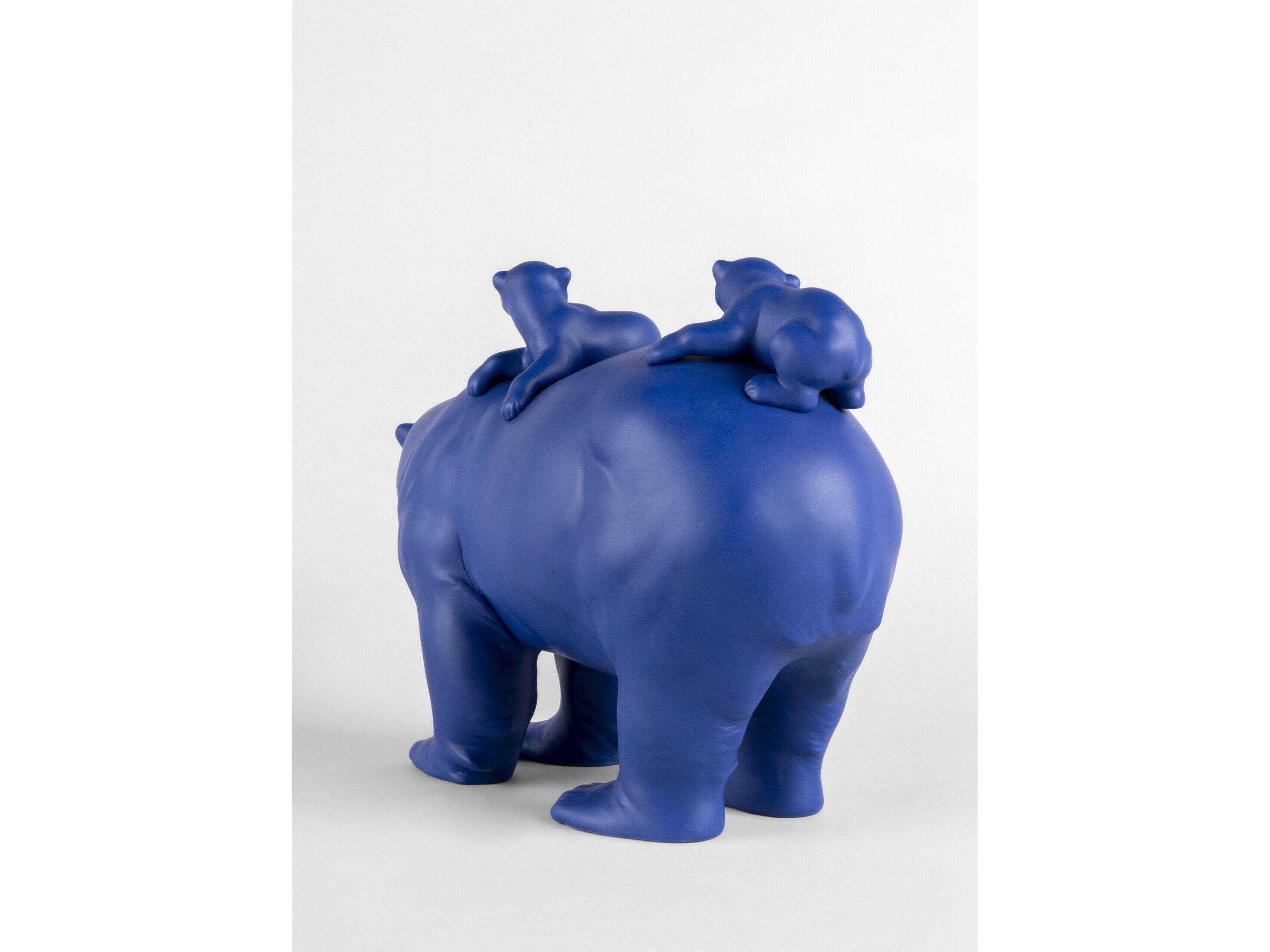 Lladro Mummy Bear and Babies Sculpture Limited Edition