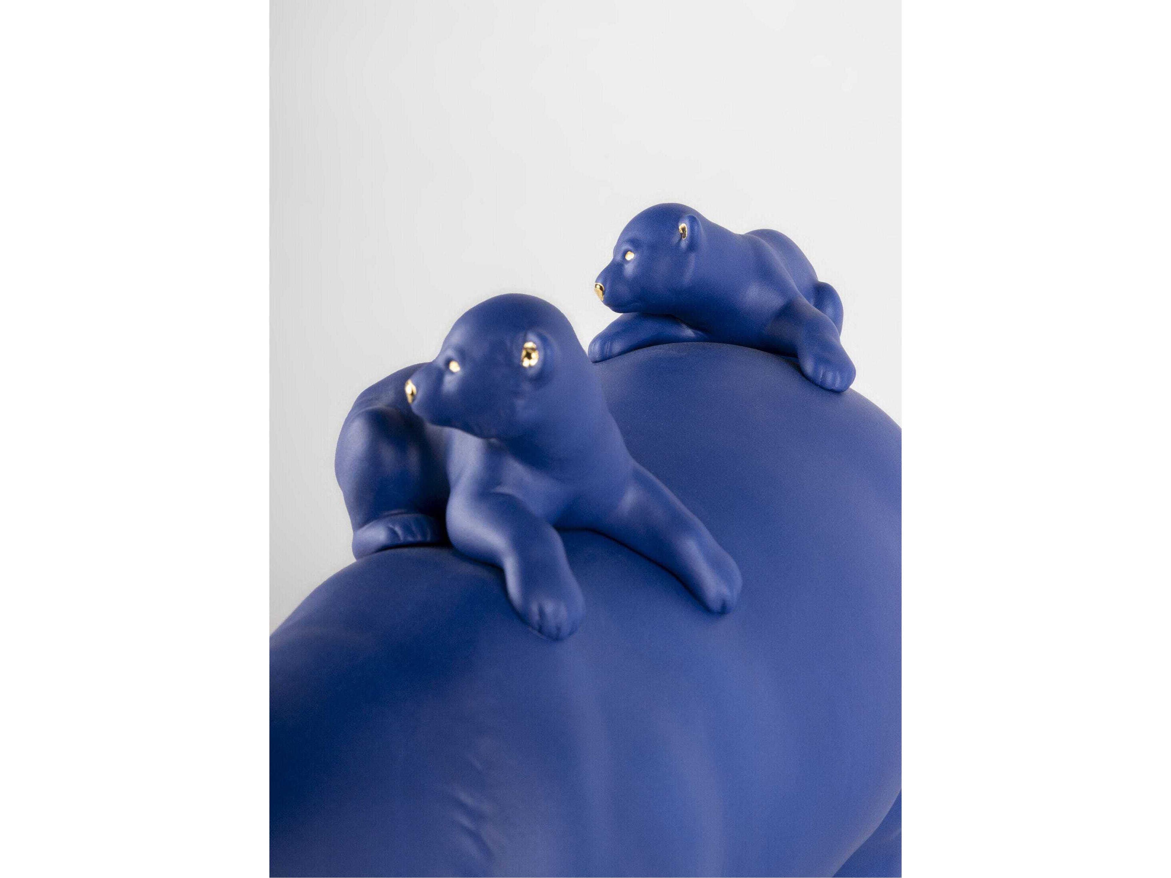 Lladro Mummy Bear and Babies Sculpture Limited Edition