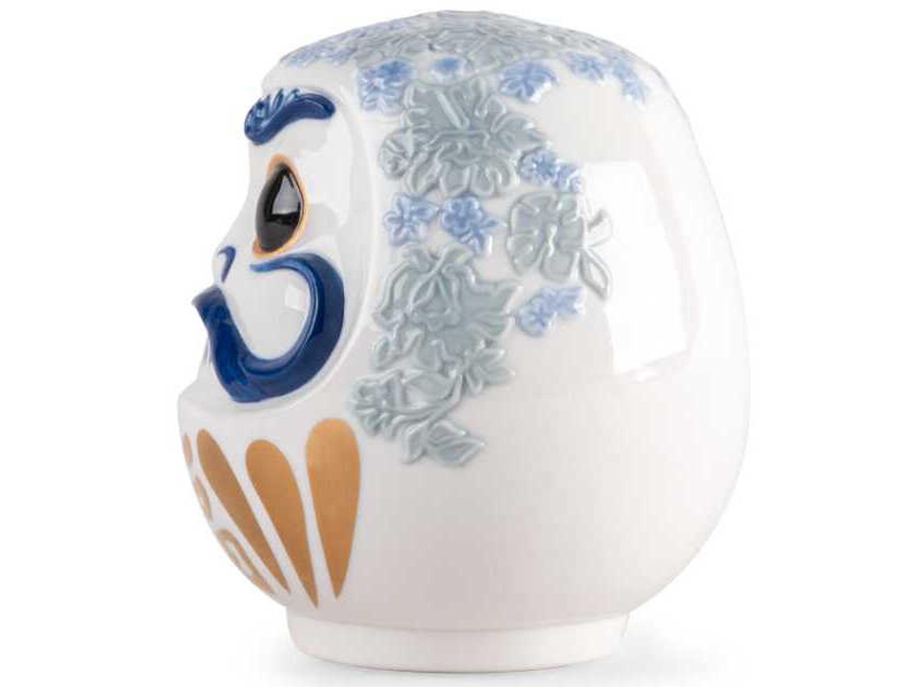 Lladro Blue Daruma