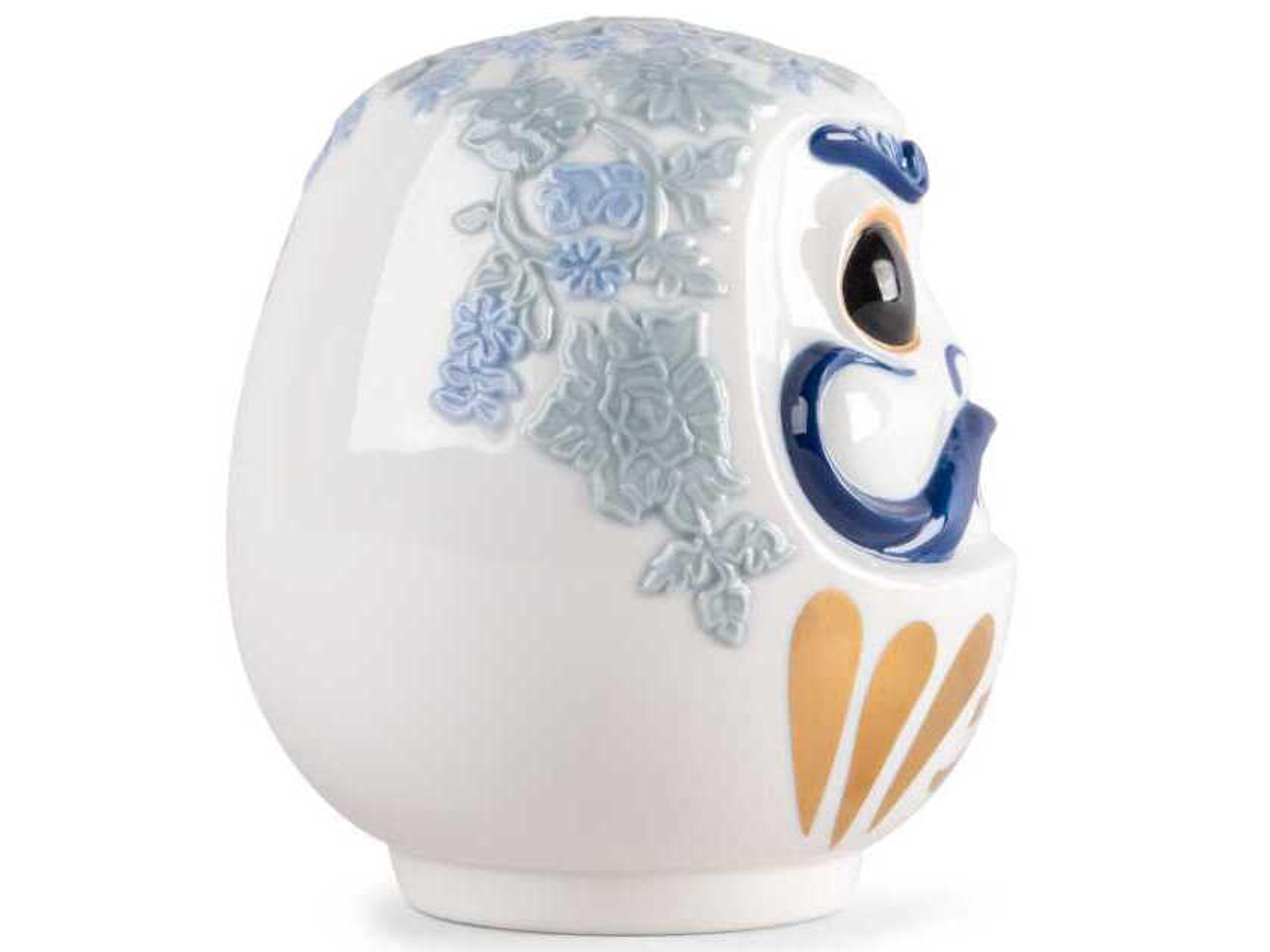 Lladro Blue Daruma