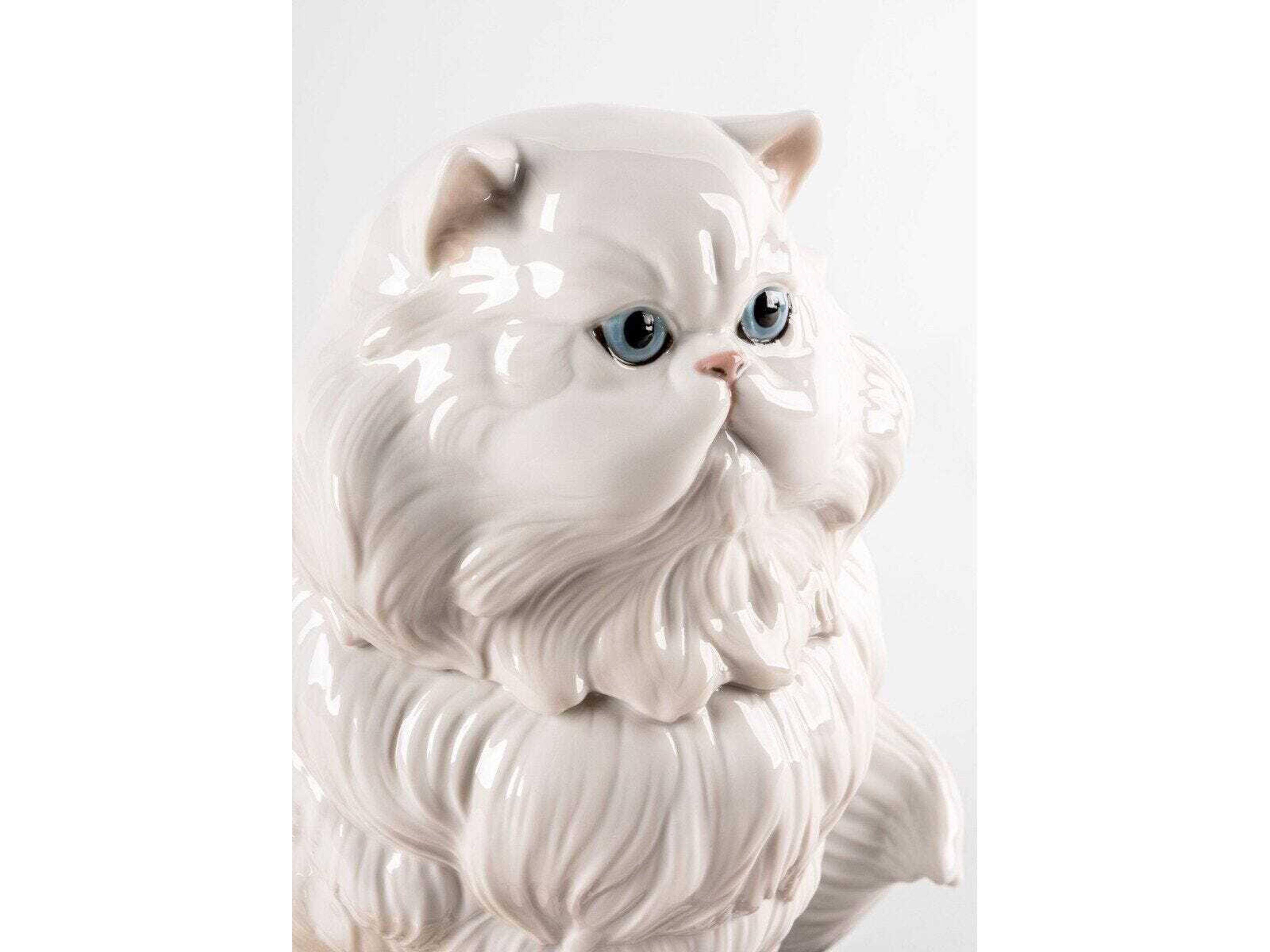 Lladro Persian Cat Sculpture
