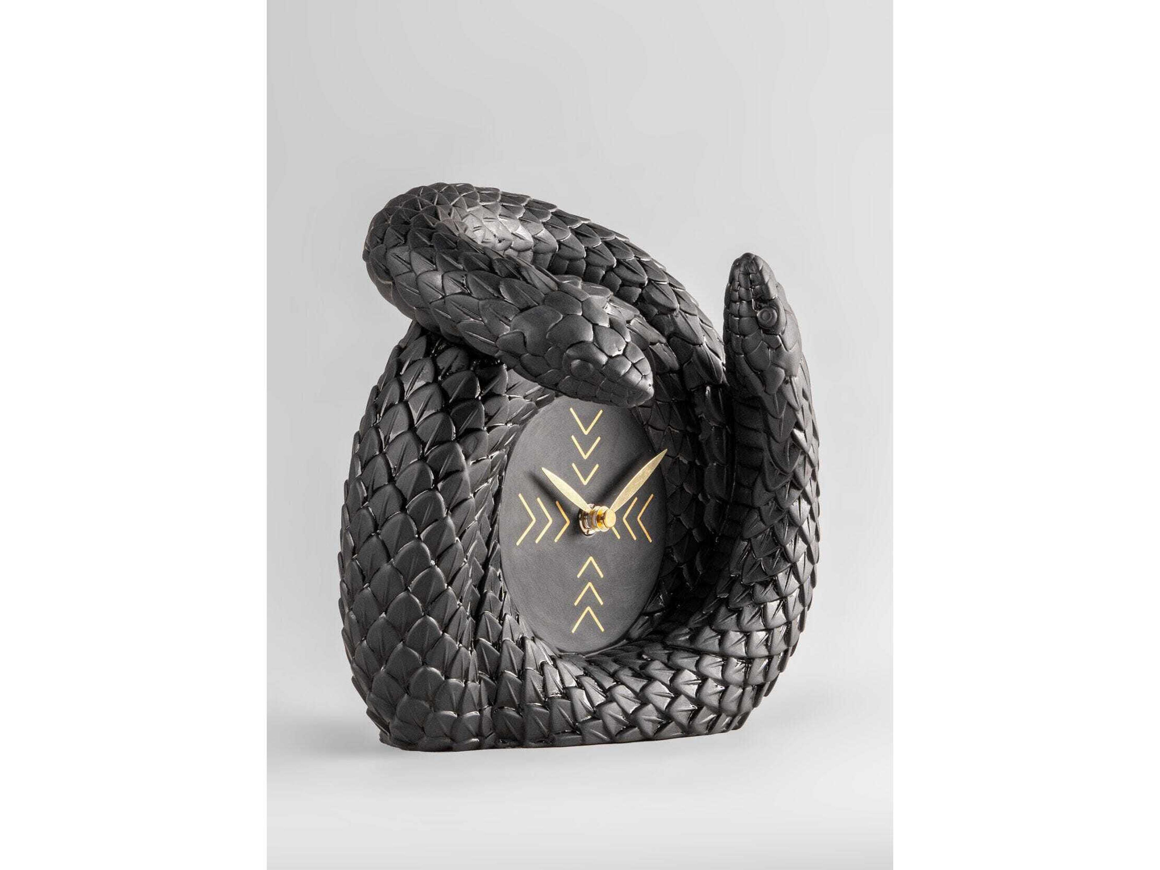Lladro Snakes Clock