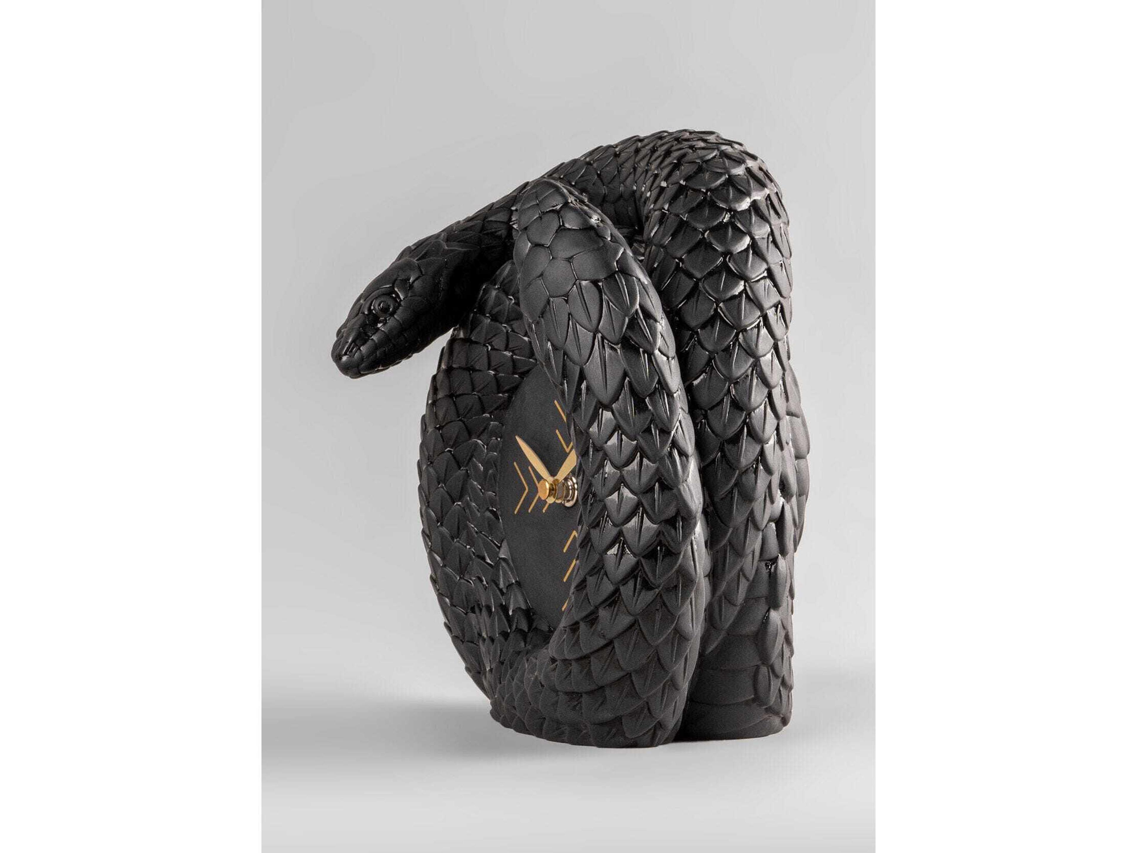 Lladro Snakes Clock