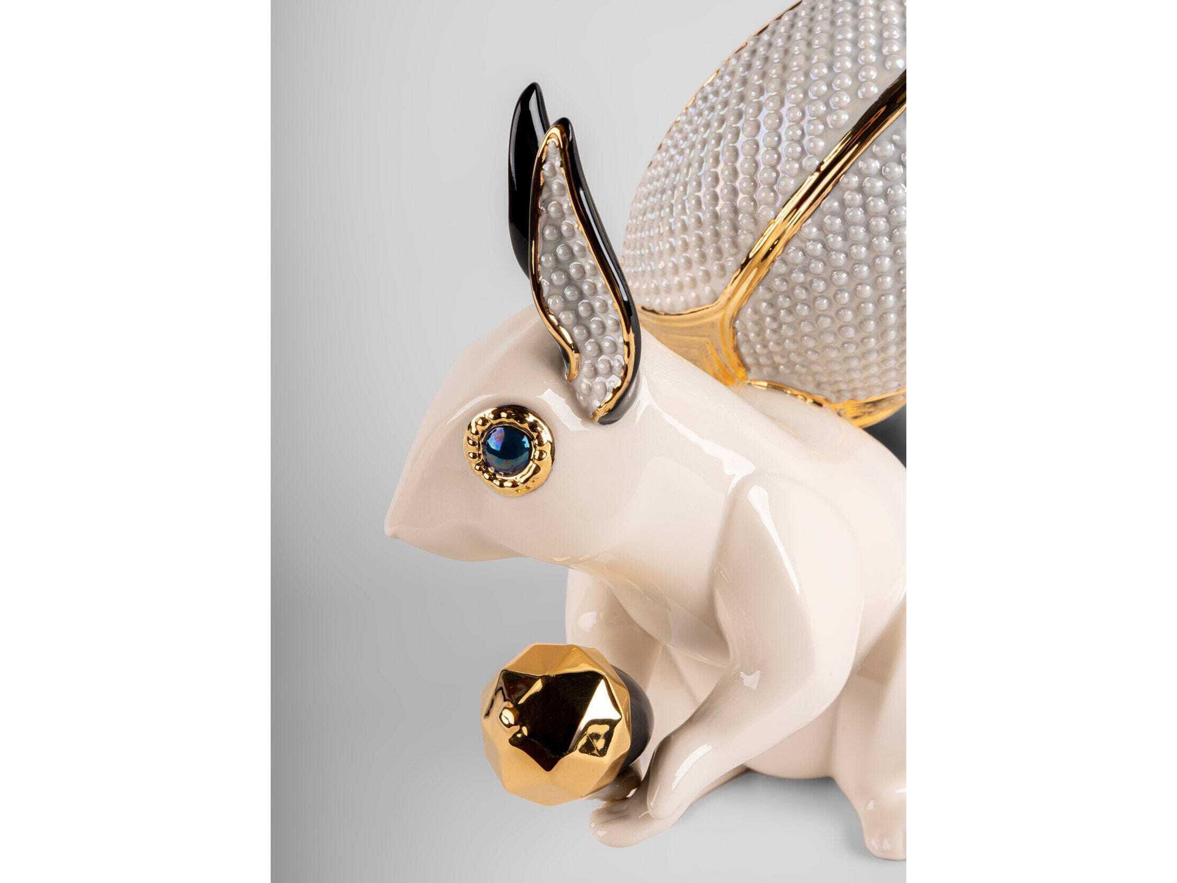 Lladro Squirrel Jewel Sculpture