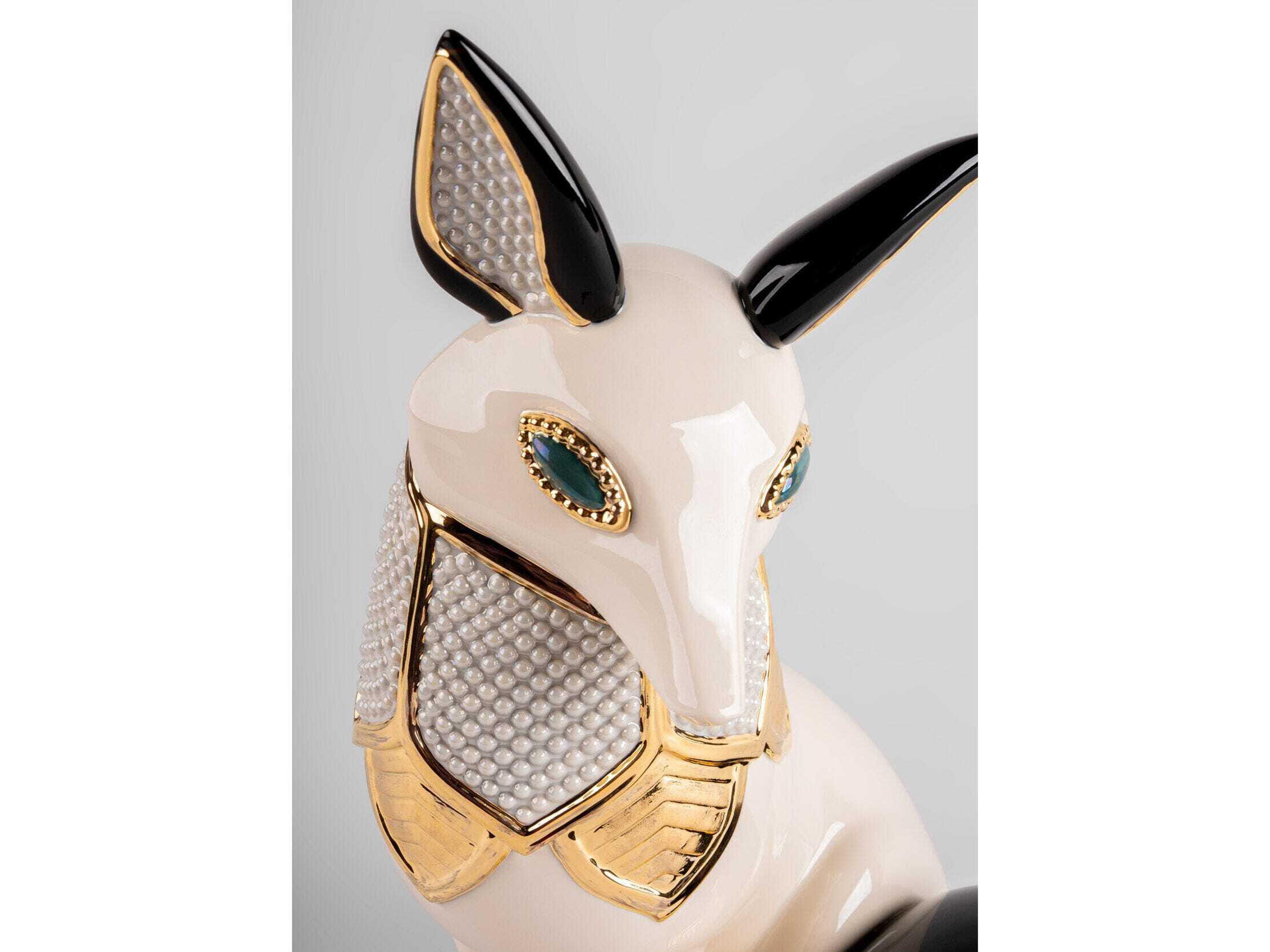 Lladro Fox Jewel Sculpture