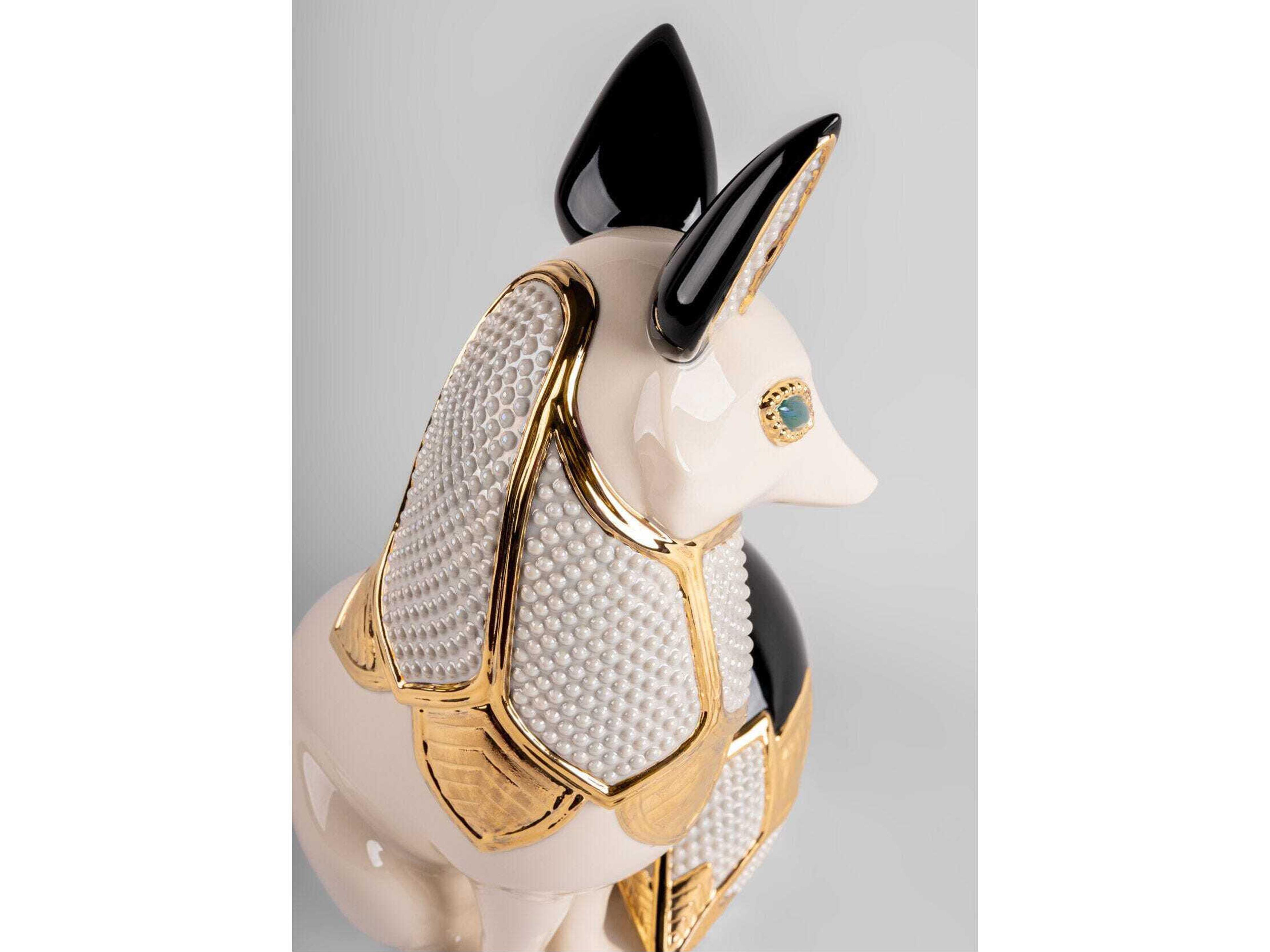 Lladro Fox Jewel Sculpture