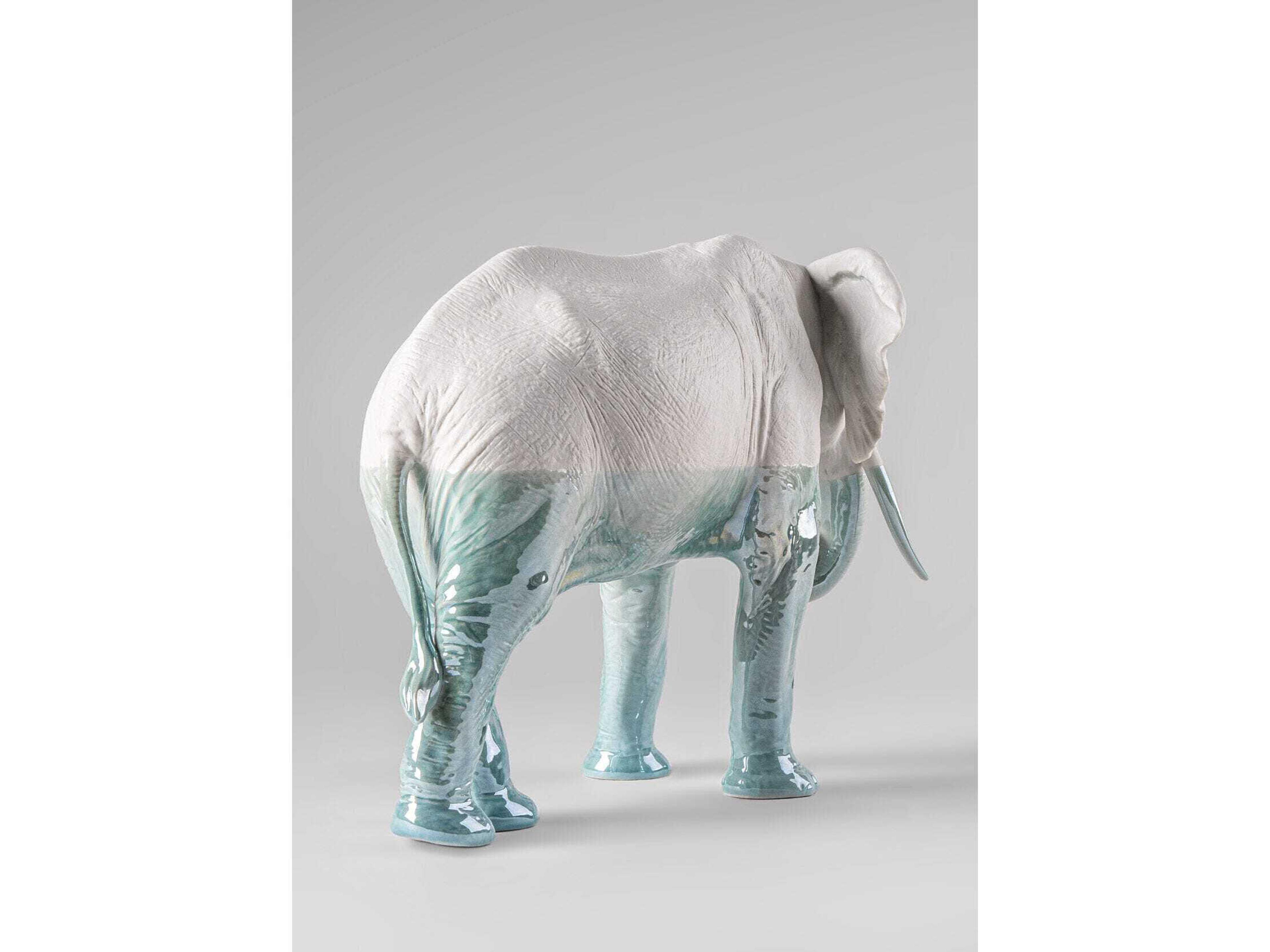 Lladro Underwater Elephant Sculpture